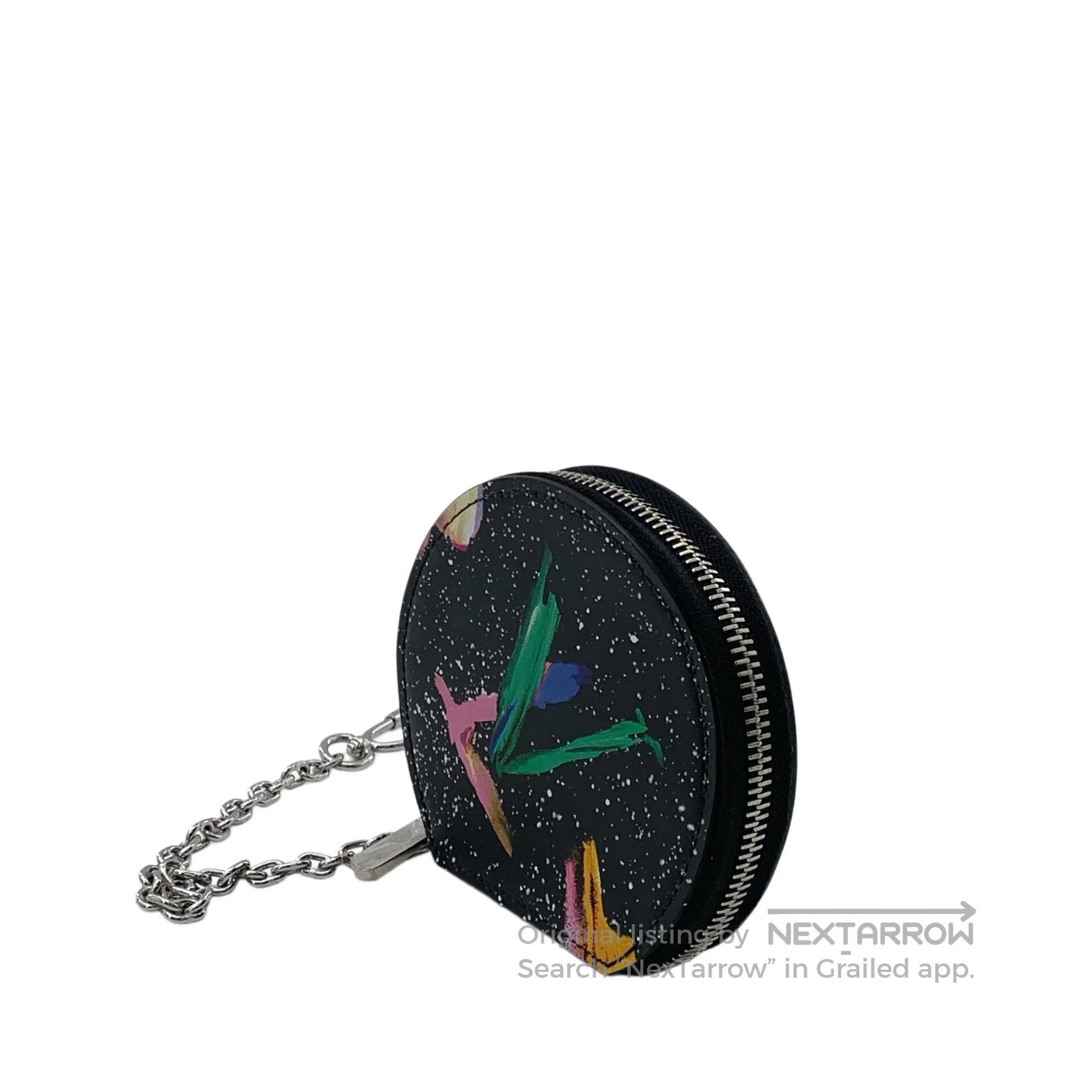 Louis Vuitton Louis Vuitton Black starry sky logo graffiti printed key c Size ONE SIZE - 2 Thumbnail