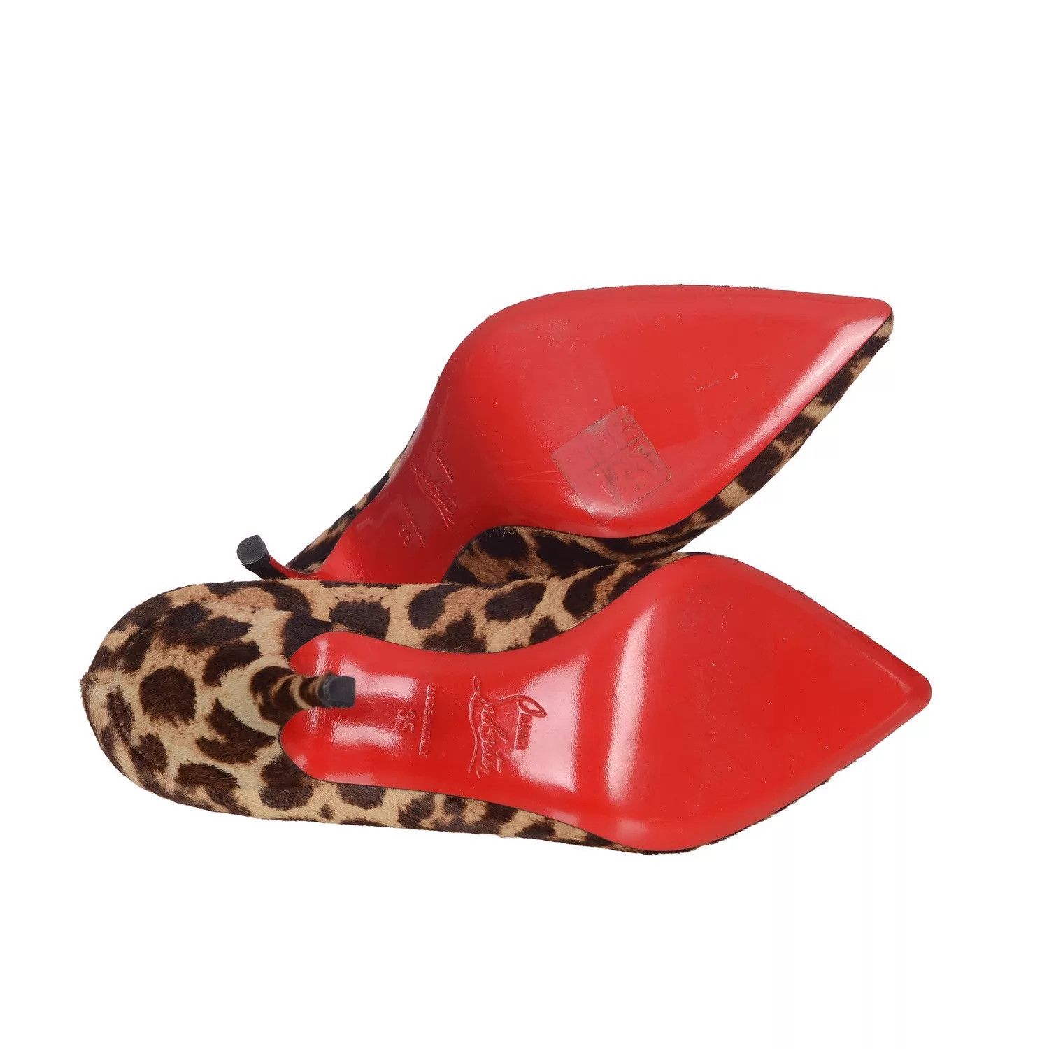 Christian Louboutin CL Women's 35 High Heels Size US 4.5 / IT 34.5 - 2 Thumbnail