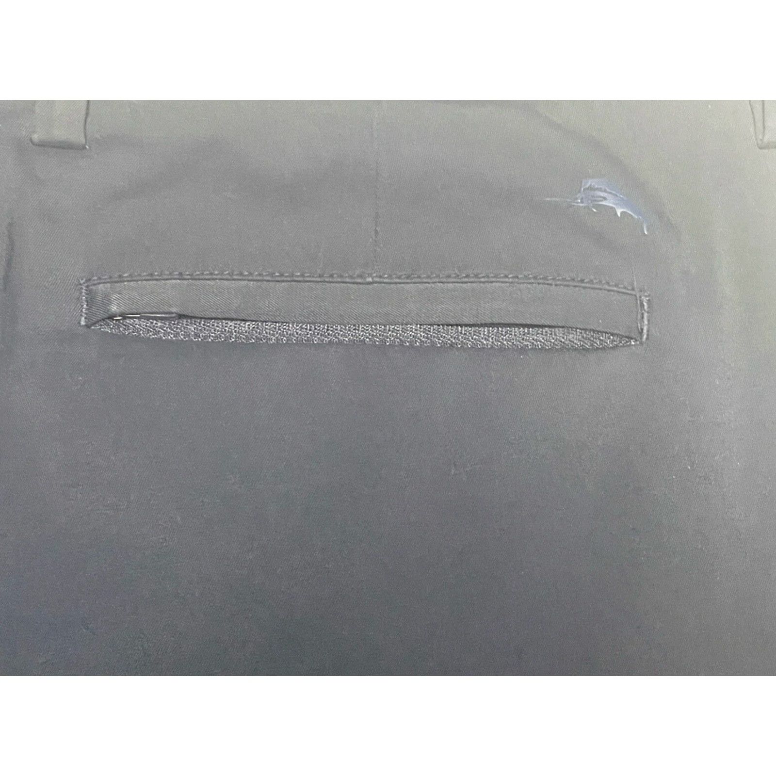 Tommy Bahama Tommy Bahama Pants 37X31 Khaki Blue Performance Chino Athleisure Golf Zip Pocket Size US 37 - 7 Thumbnail