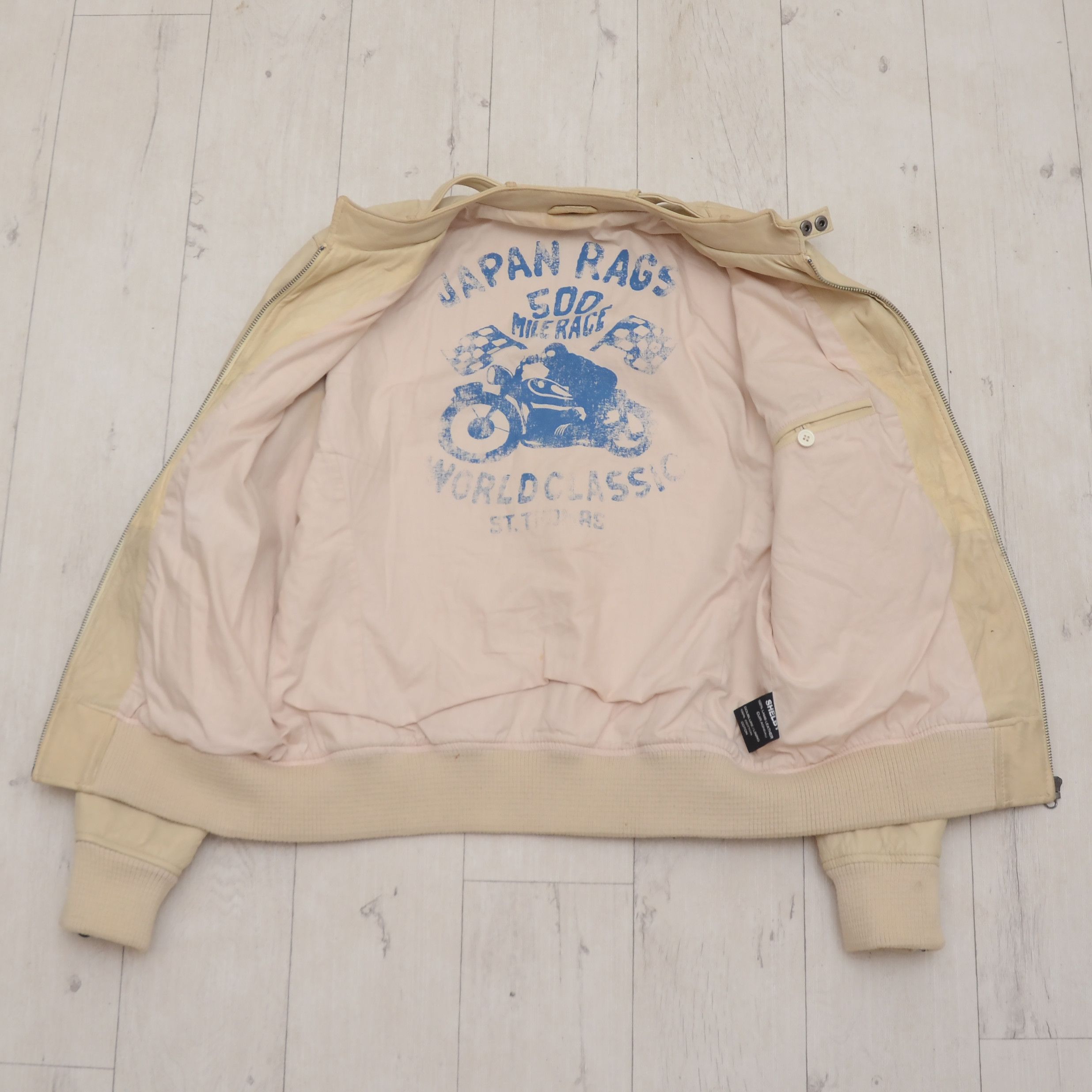 Japan Rags Japan Rags Shelby 100% Nappa Leather Moto Biker Jacket Size US M / EU 48-50 / 2 - 8 Thumbnail
