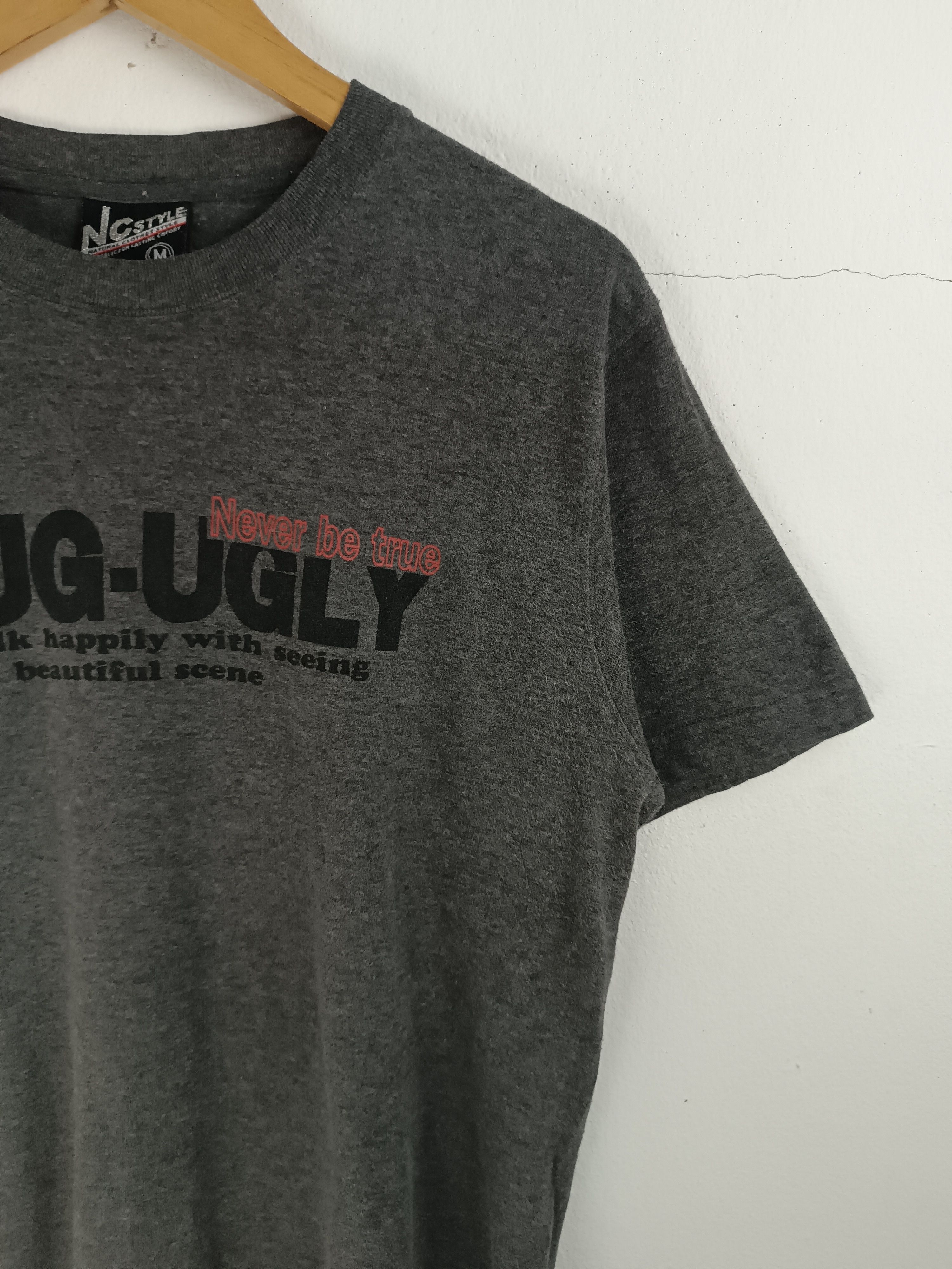 Japanese Brand VINTAGE Y2K PLUG-UGLY HUMOR ADULT FUNNY TEES Size US M / EU 48-50 / 2 - 6 Thumbnail