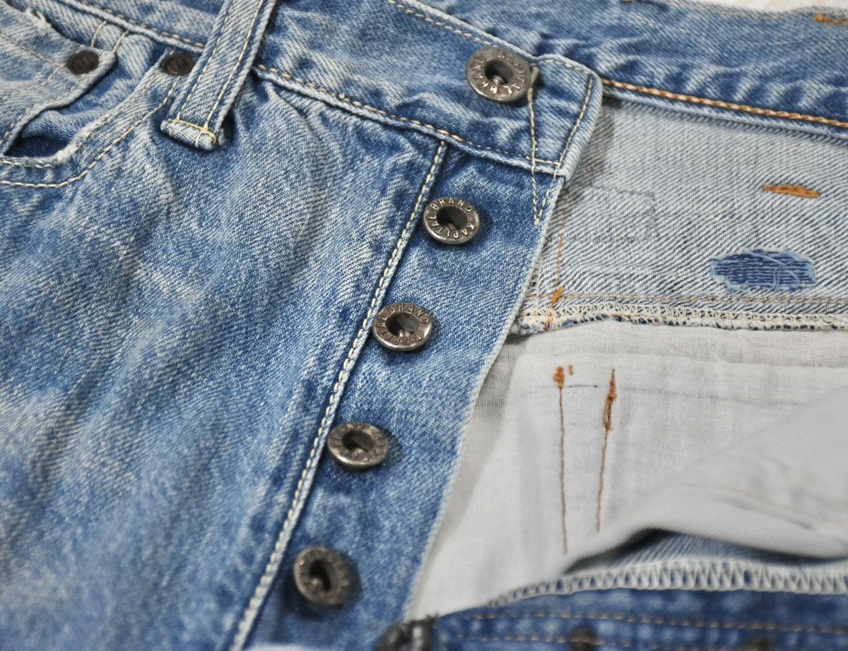 Kapital Kapital Kountry Reworked Denim Shorts W32 Size US 32 / EU 48 - 11 Thumbnail