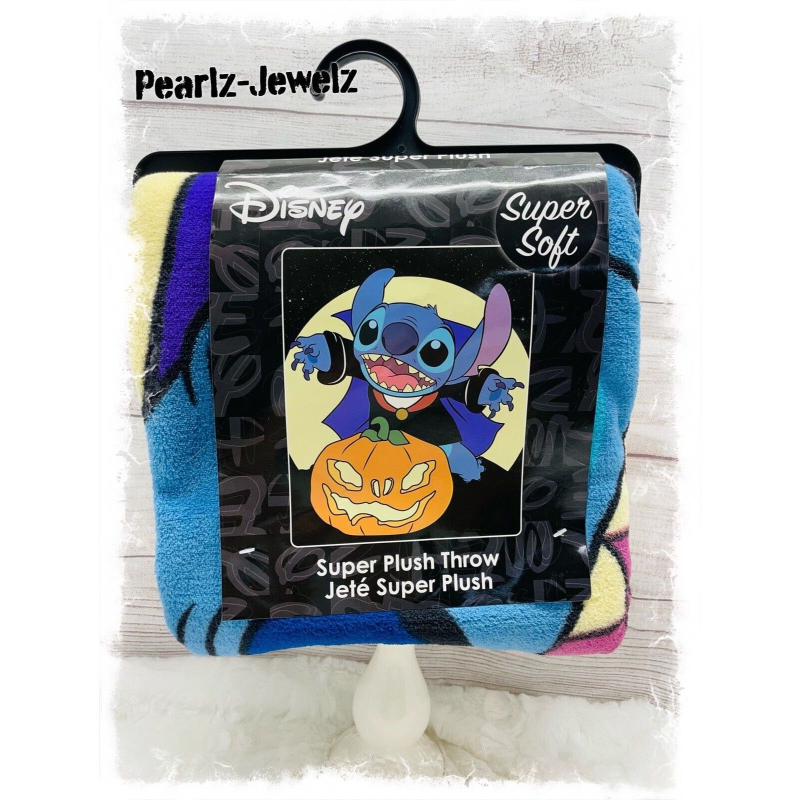 Disney Disney Lilo & Stitch Vampire Stitch Plush Throw Blanket MULT Size ONE SIZE - 1 Thumbnail