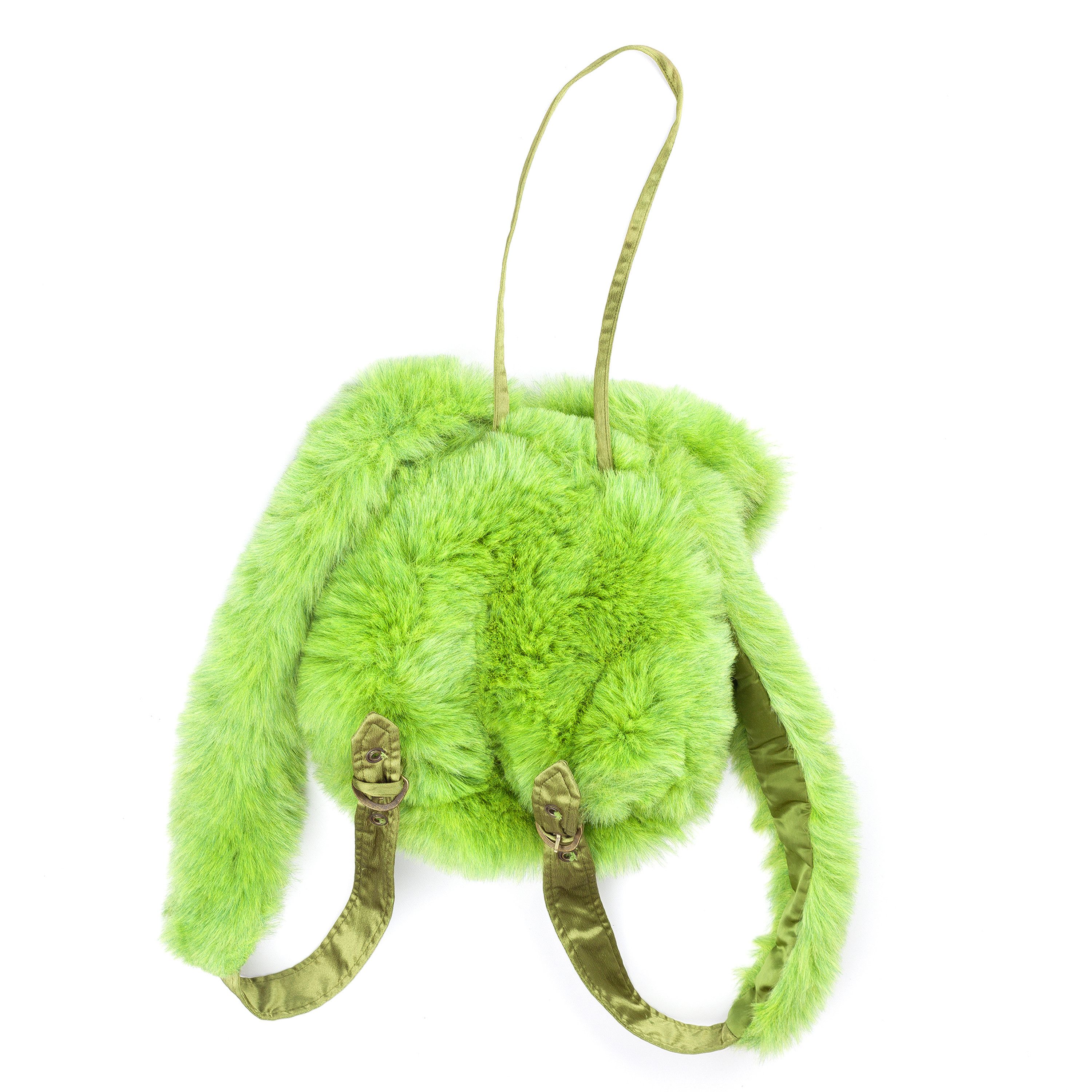 Kenzo Kenzo Jungle Vintage Green Fur Backpack / Bag Size ONE SIZE - 3 Thumbnail