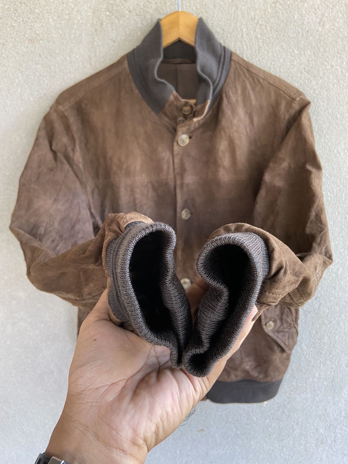 Tomorrowland TOMORROWLAND Suede leather jacket Size US S / EU 44-46 / 1 - 4 Thumbnail