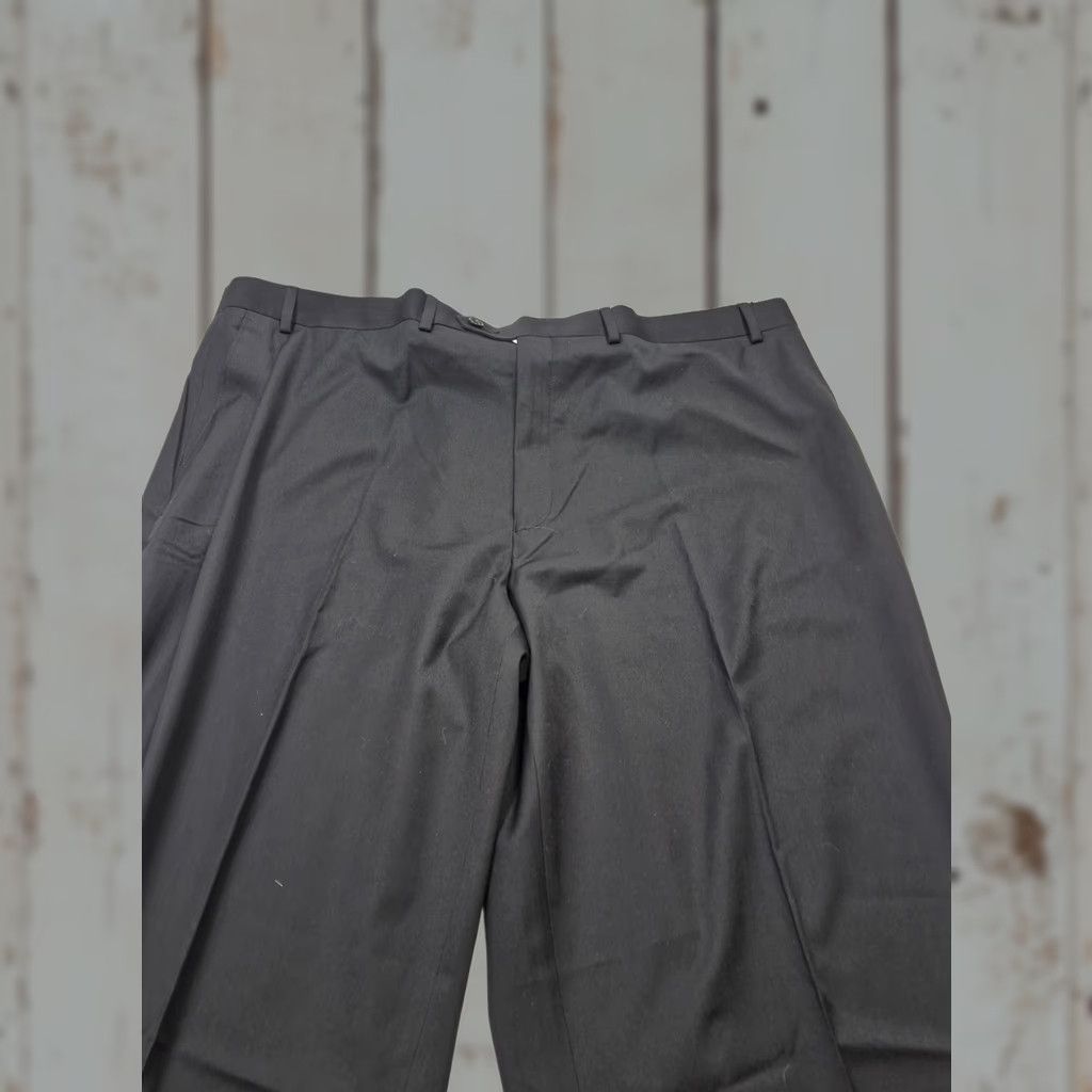 Ralph Lauren Lauren Ralph Lauren Dress Pants Mens 46 Waist Black Polyester Rayon Flat Front NWT Size US 30 / EU 46 - 1 Thumbnail