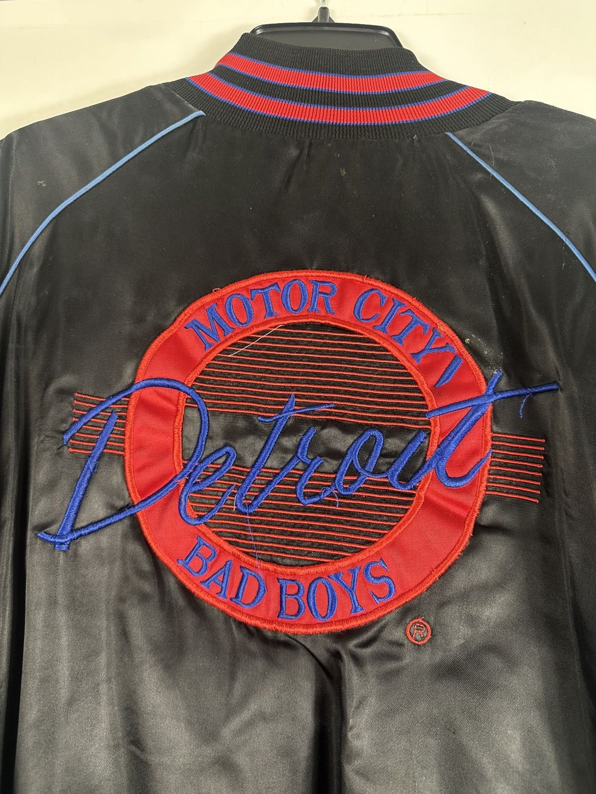 Vintage Pistons Detroit City Bad Boys Varsity Bomber Jacket Sz XL Size US XL / EU 56 / 4 - 8 Thumbnail