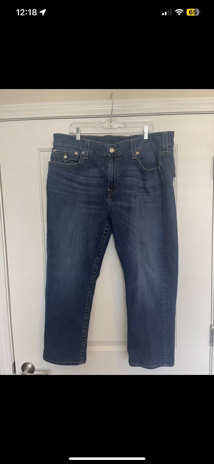 True Religion True Religion Ricky Jeans Sz42 Mens Flap Pockets Size US 42 / EU 58 - 1 Thumbnail
