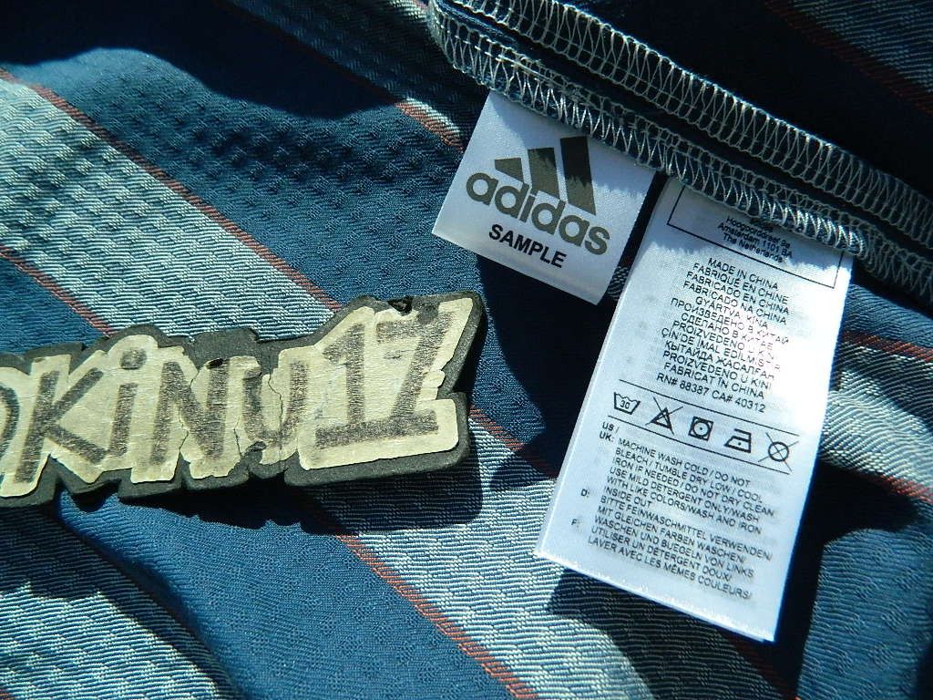 Adidas Adidas Originals SAMPLE Striped Warm Up Jacket Full Zip M Size US M / EU 48-50 / 2 - 7 Thumbnail