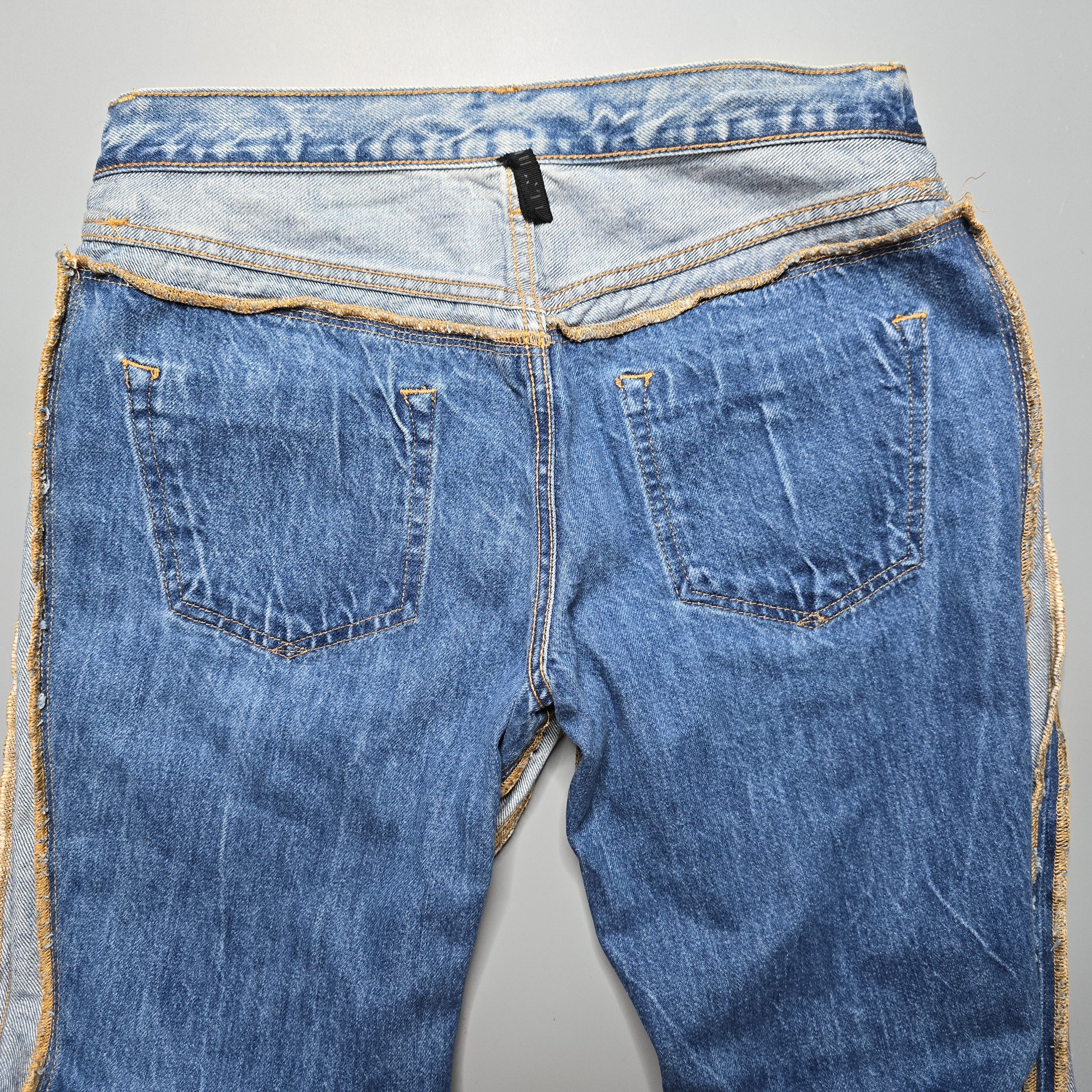Ben Taverniti Unravel Project × Unravel Project Unravel Project - Distressed Reverse Boyfriend Fit Jeans Size 28" / US 6 / IT 42 - 6 Thumbnail