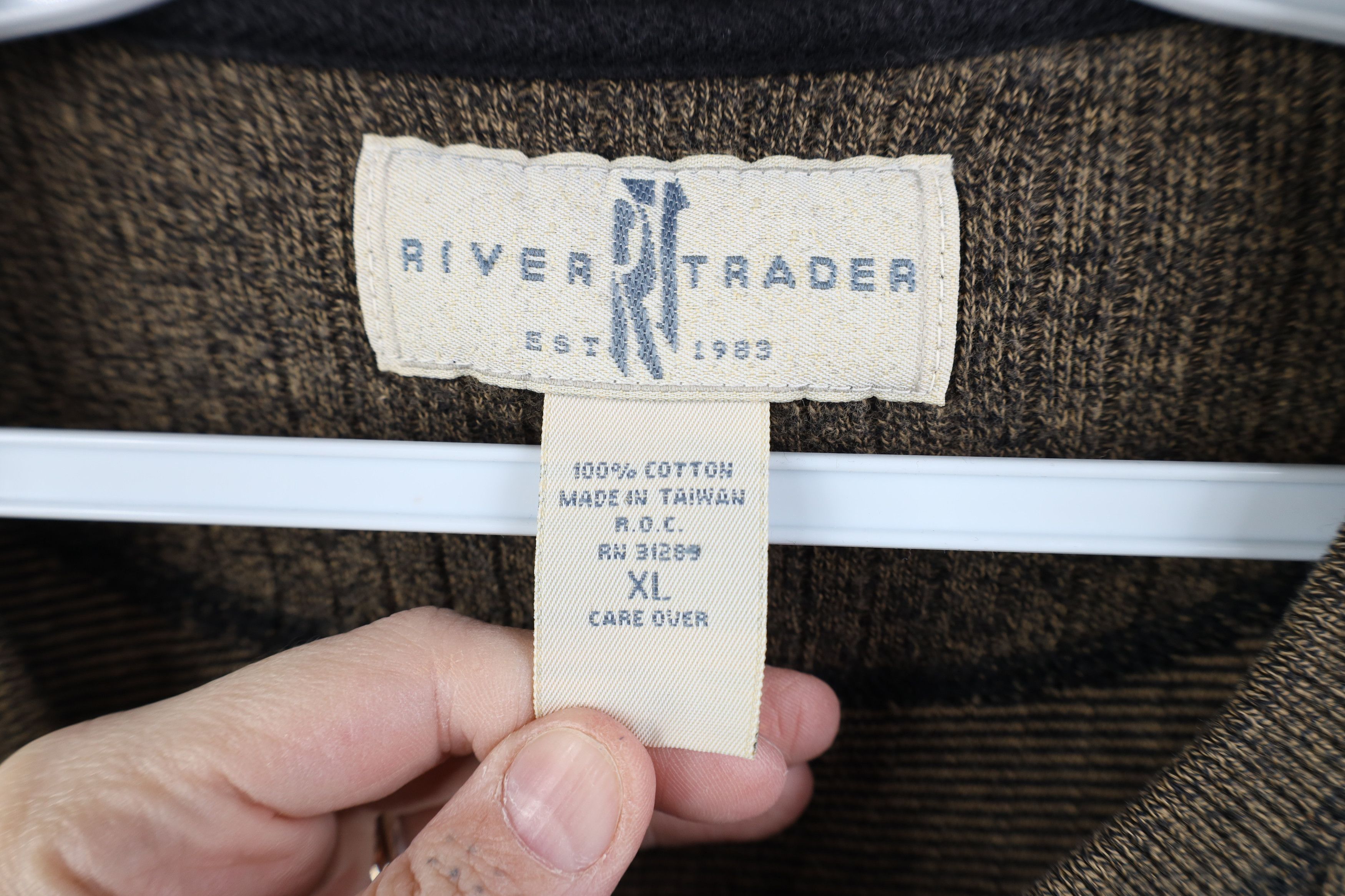 Vintage Vintage 90s Streetwear Ribbed Long Sleeve Henley T-Shirt Size US XL / EU 56 / 4 - 6 Thumbnail