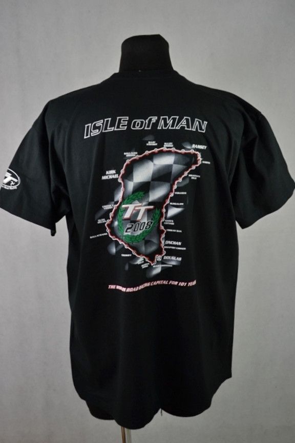 Vintage Vintage 2008 Isle Of Man TT Road Races Racing Tee XL Size US XL / EU 56 / 4 - 2 Thumbnail
