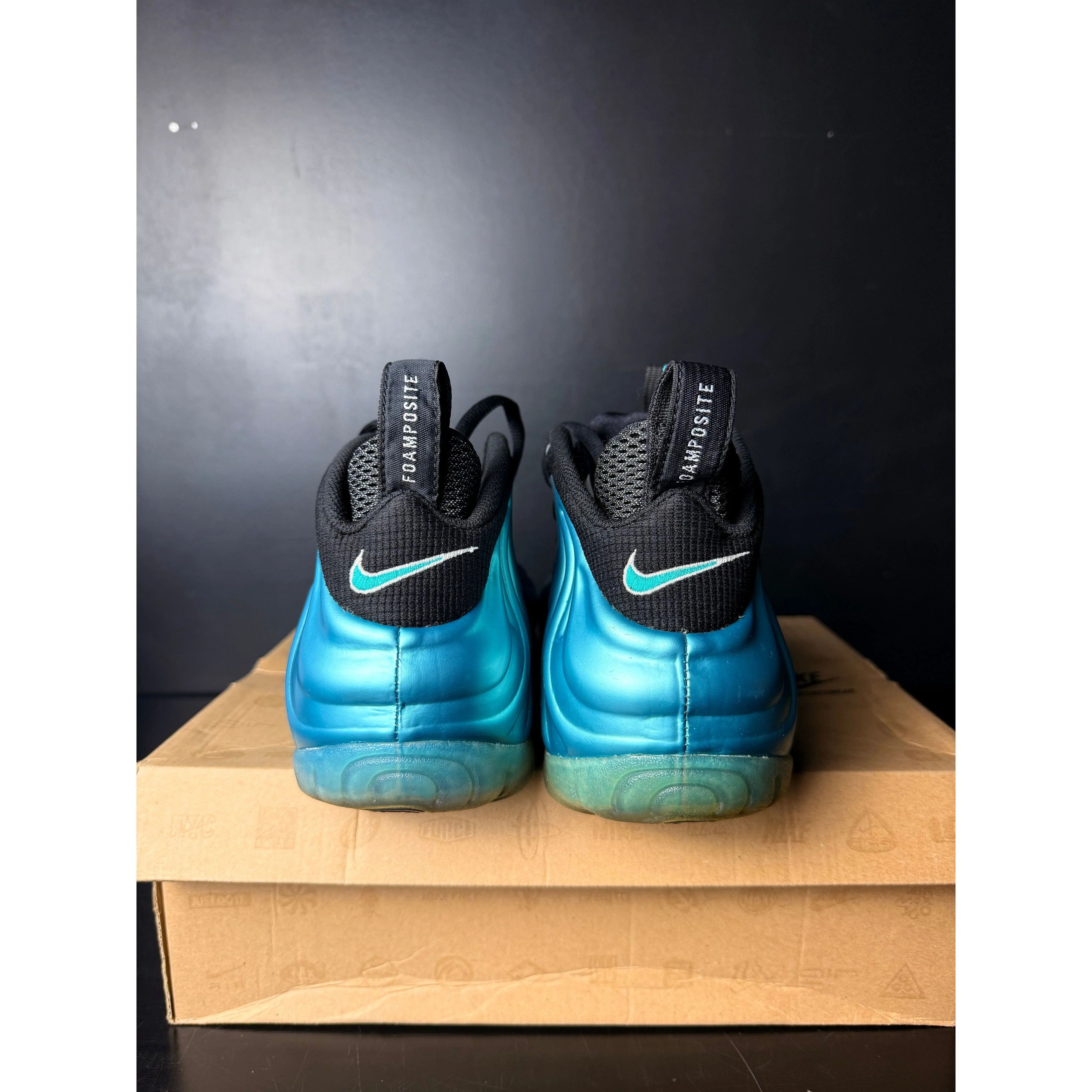 Nike Nike Air Foamposite Pro "Electric Blue" **PRE-OWNED** REP. BOX - 9M Size US 9.5 / EU 42-43 - 4 Thumbnail