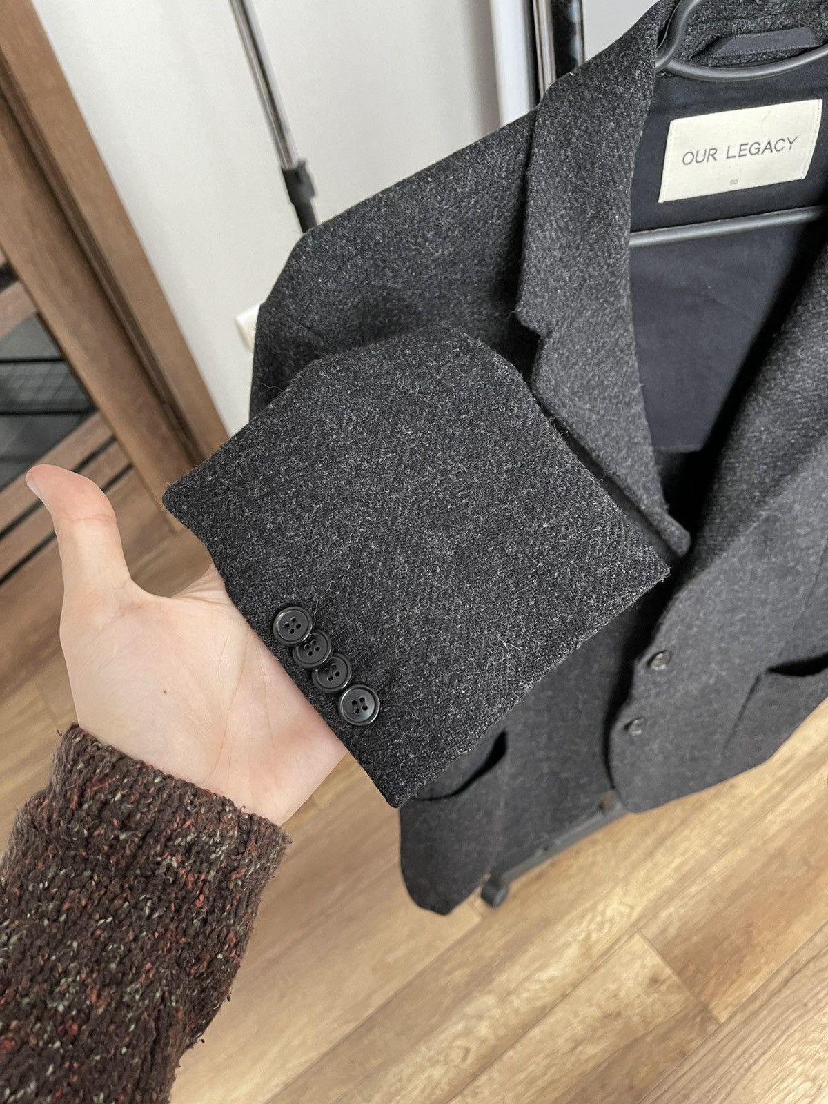 Our Legacy AW14 Our Legacy Wool Shetland Blazer Coat Jacket Size 50R - 11 Thumbnail