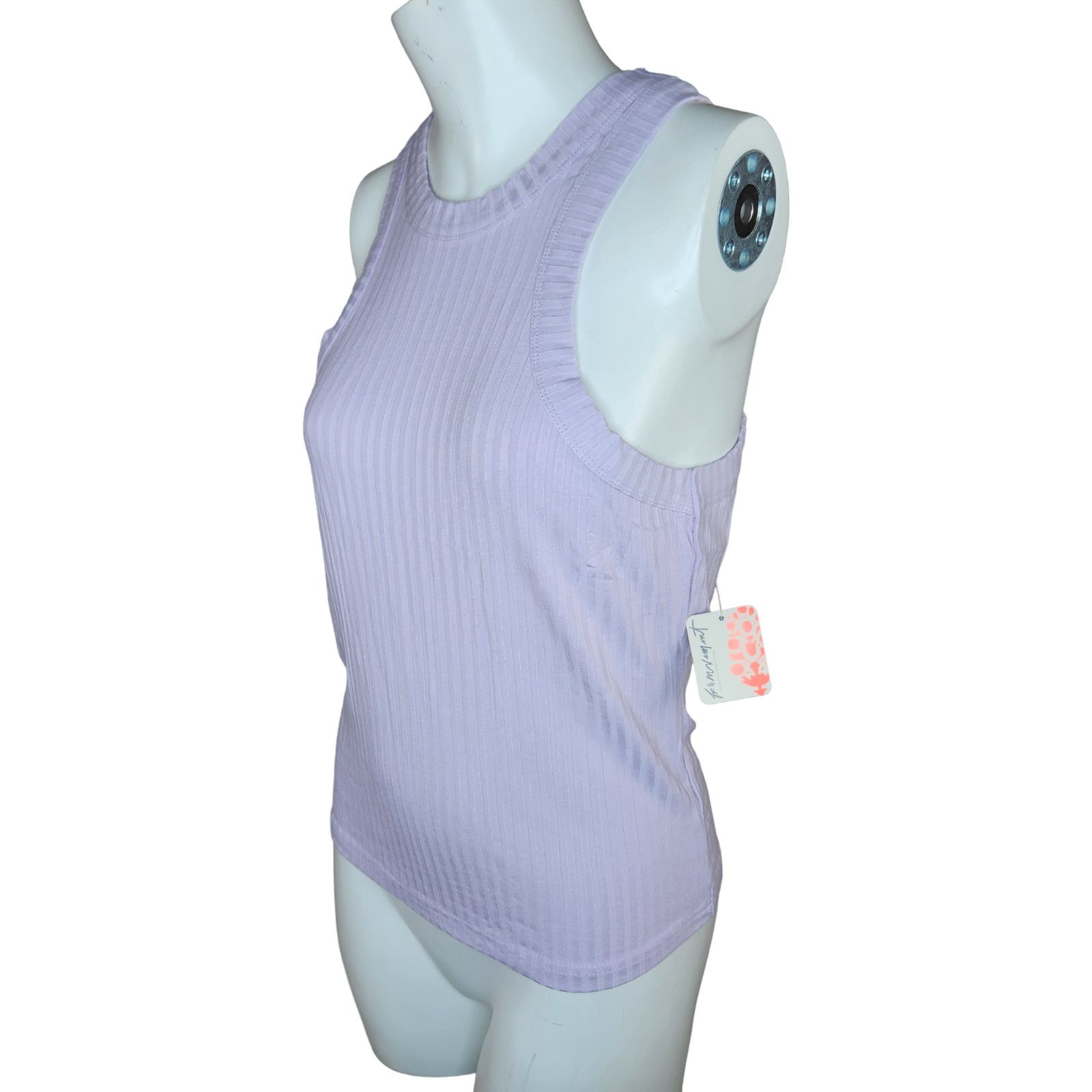 Free People Free People Movement Medium Blissed Out Ribbed Tank Lilac Size M / US 6-8 / IT 42-44 - 3 Thumbnail
