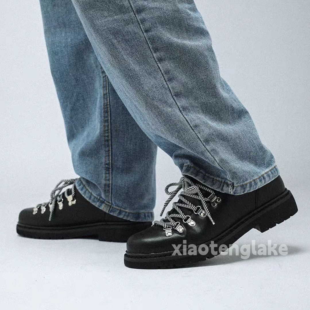 Vintage Unisex outdoor utility punk hiking mountain boots shoes Size US 7 / EU 40 - 4 Thumbnail