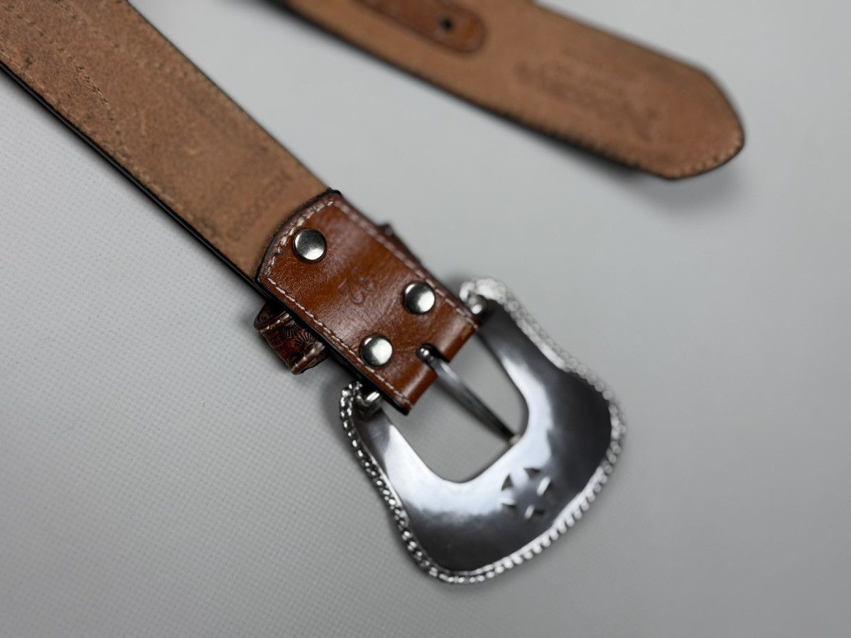 Nocona Nocona Vintage Western Leather Belt Size ONE SIZE - 8 Thumbnail