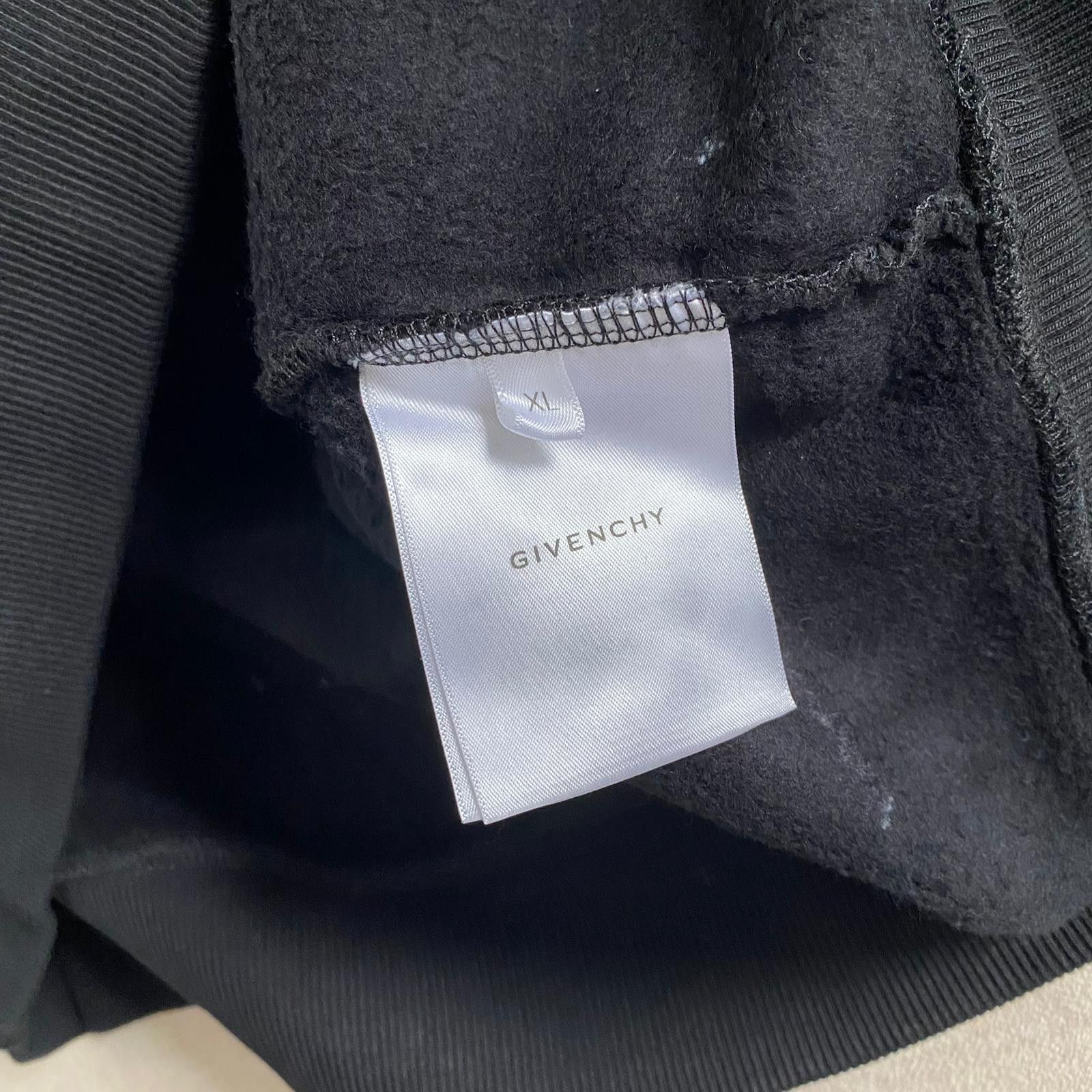 Givenchy Black All Over Jacquard Logo Oversized Hoodie Size US XL / EU 56 / 4 - 7 Thumbnail