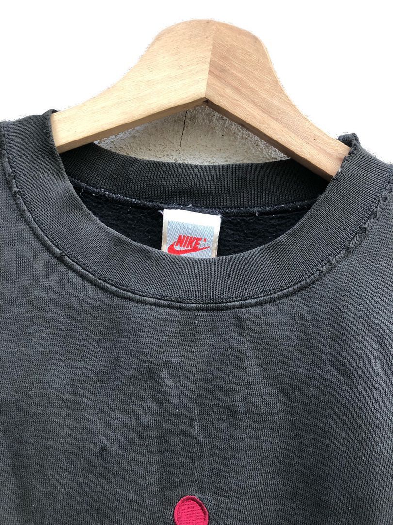 Nike × Vintage Rare‼️ Vintage 90s Nike Air Jordan Sweatshirt Distressed Size US M / EU 48-50 / 2 - 5 Thumbnail