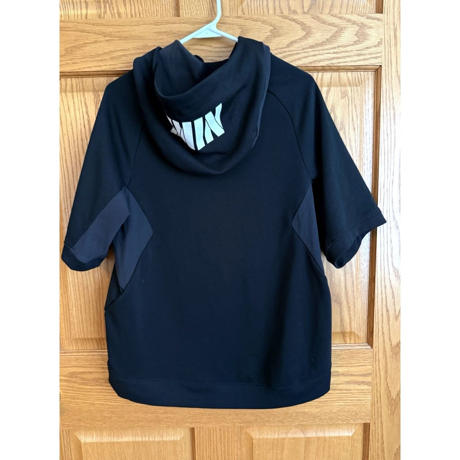 Nike Nike Hoodie Mens M Black Training Workout Gym Short Sleeved Size US M / EU 48-50 / 2 - 2 Thumbnail
