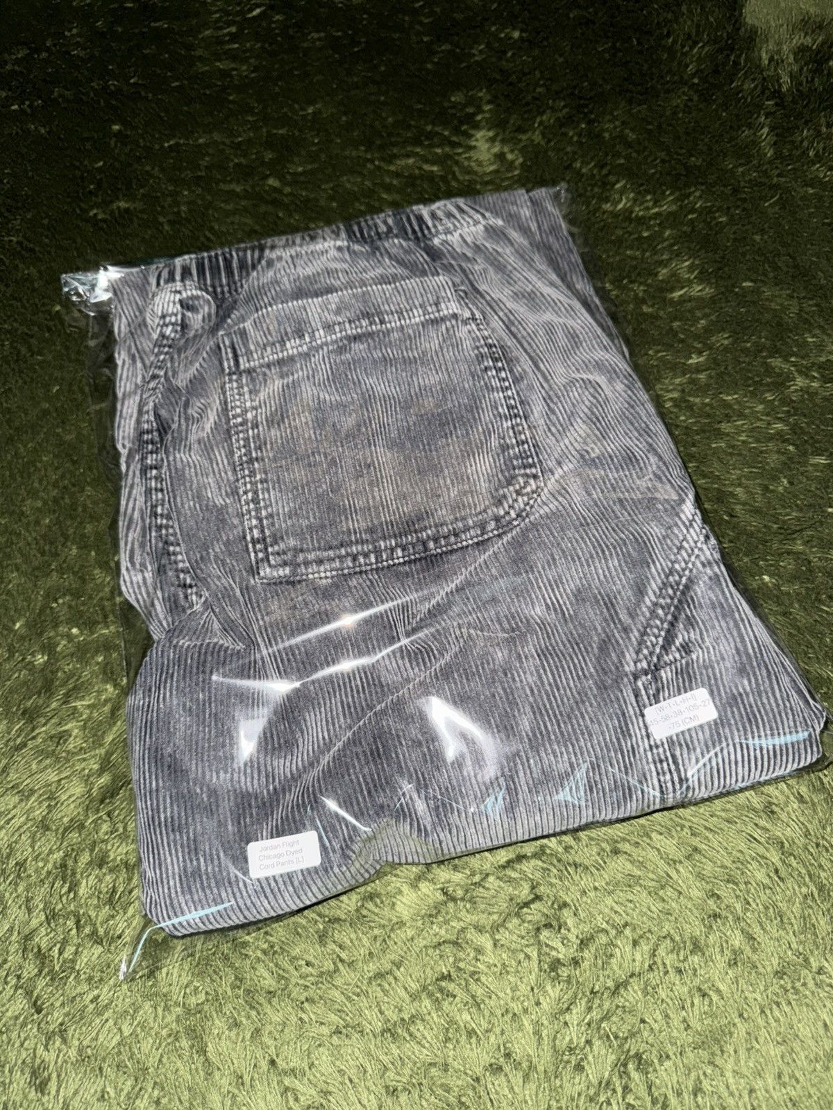 Jordan Brand [L] Jordan Flight Chicago Washed Corduroy Pants Black Grey Size US 36 / EU 52 - 13 Thumbnail