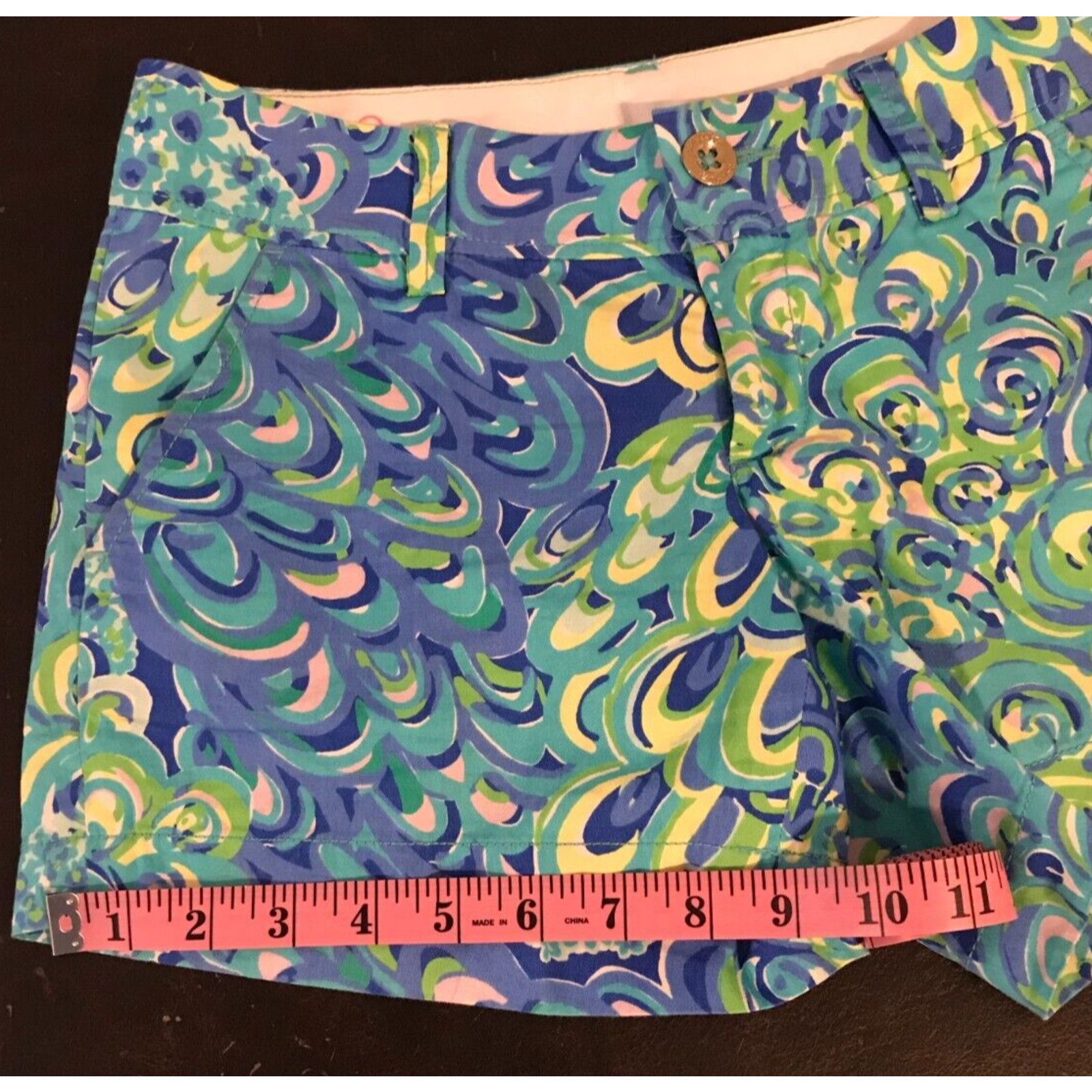 Lilly Pulitzer Lilly Pulitzer Sea Blue Lilly’s Lagoon Callahan Shorts Size 24" / US 00 / IT 34 - 7 Thumbnail