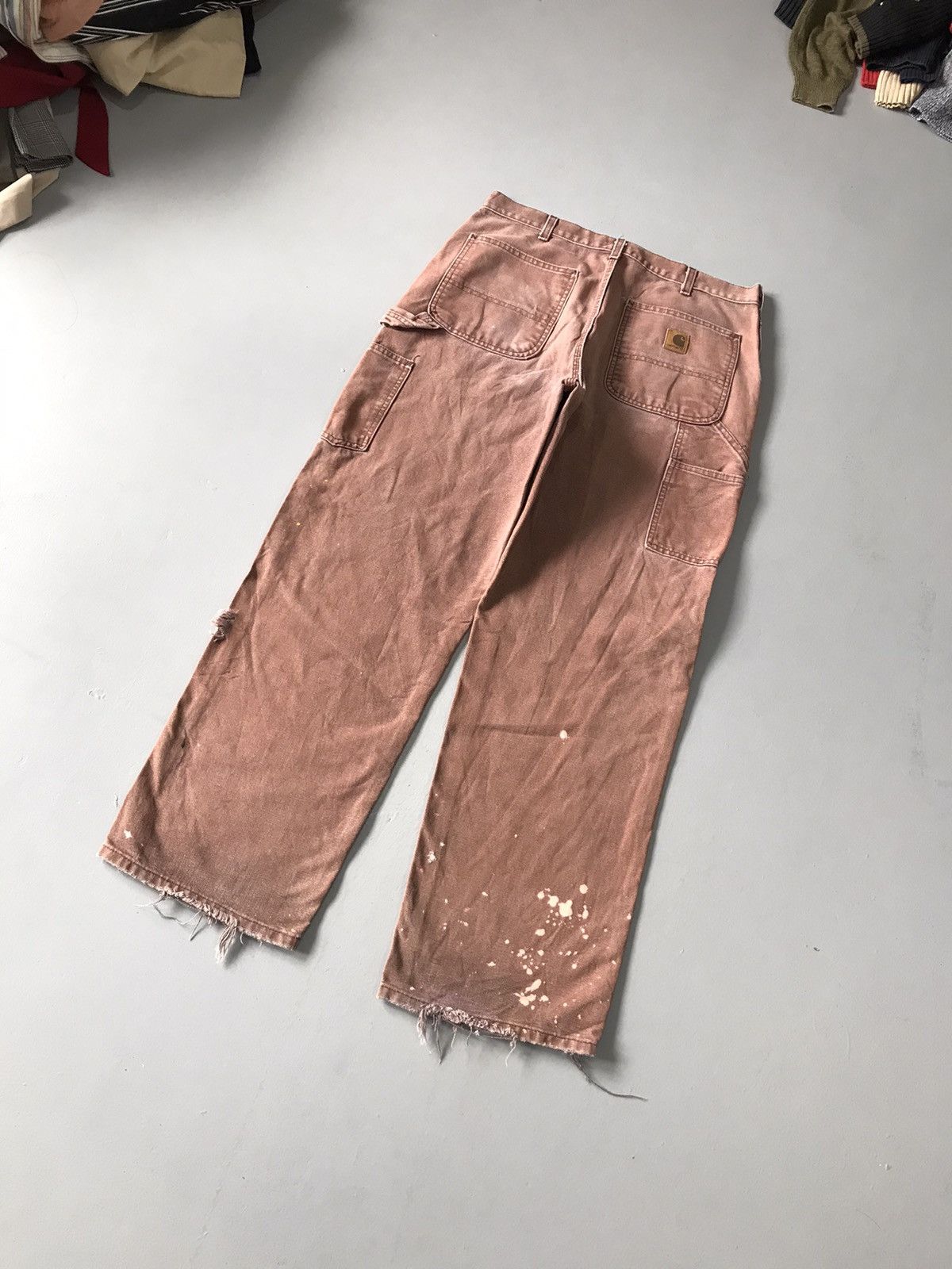 Carhartt Vintage Carhartt carpenter damaged workwear denim Size US 36 / EU 52 - 9 Thumbnail