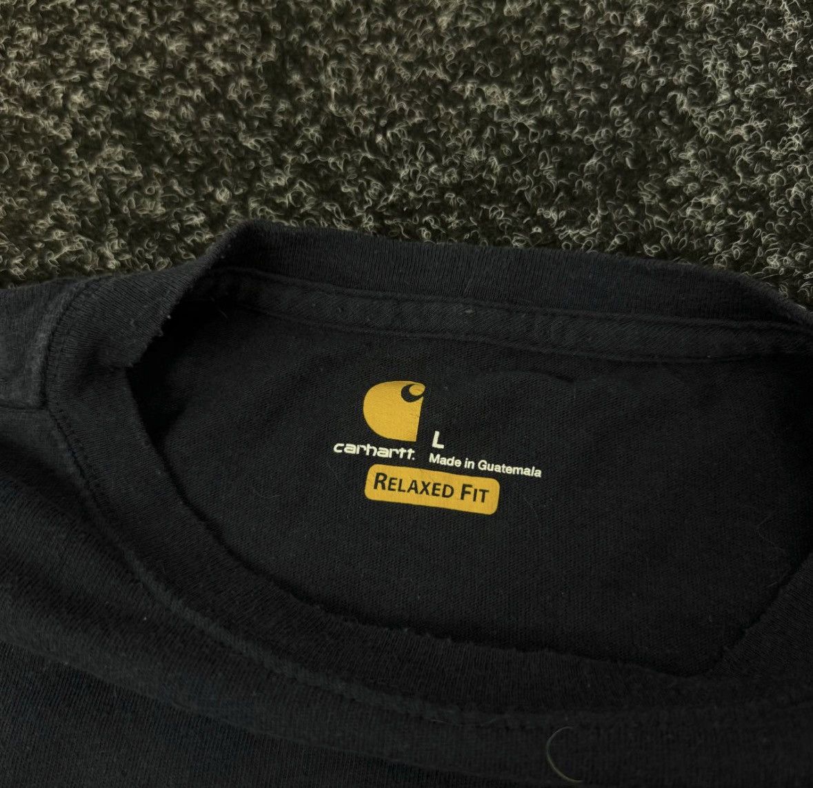 Carhartt Carhartt big logo long sleeve navy blue big logo skater Size US L / EU 52-54 / 3 - 4 Thumbnail