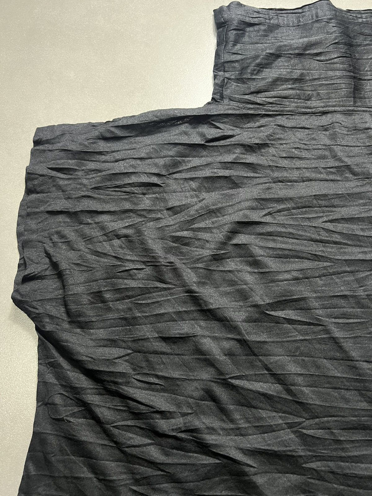 Issey Miyake Issey Miyake - Mock Neck Blouse Size M / US 6-8 / IT 42-44 - 2 Thumbnail