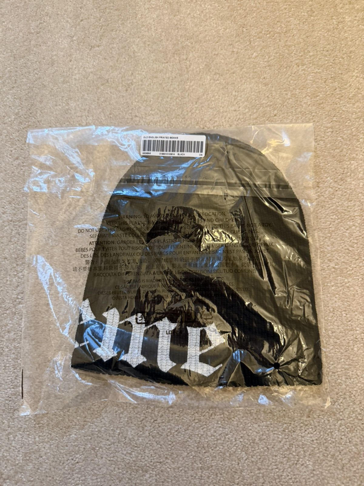 Supreme Supreme old English beanie Size ONE SIZE - 4 Thumbnail