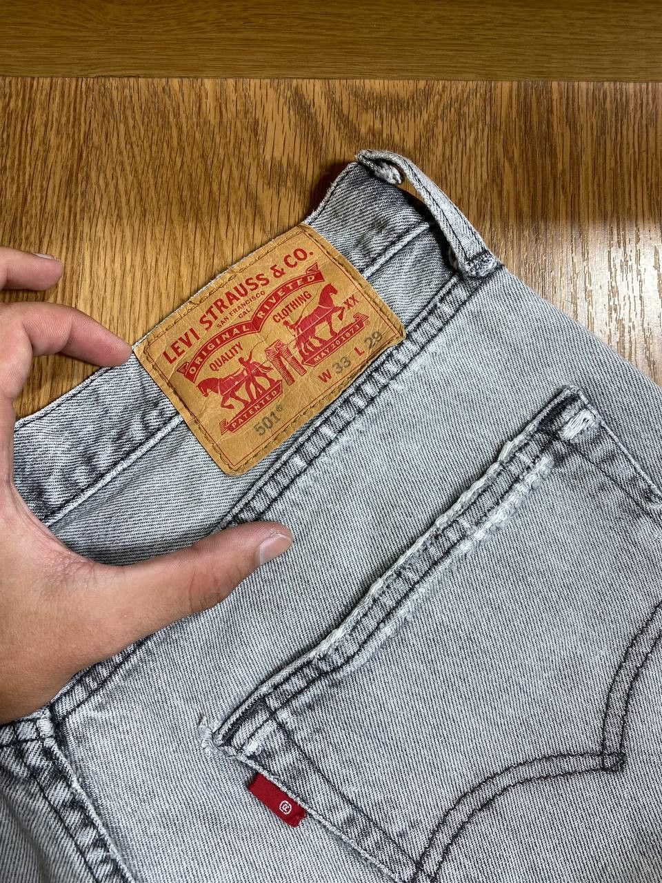 Levi's Vintage Levis 501 Super Gray Jeans Size US 33 - 7 Thumbnail
