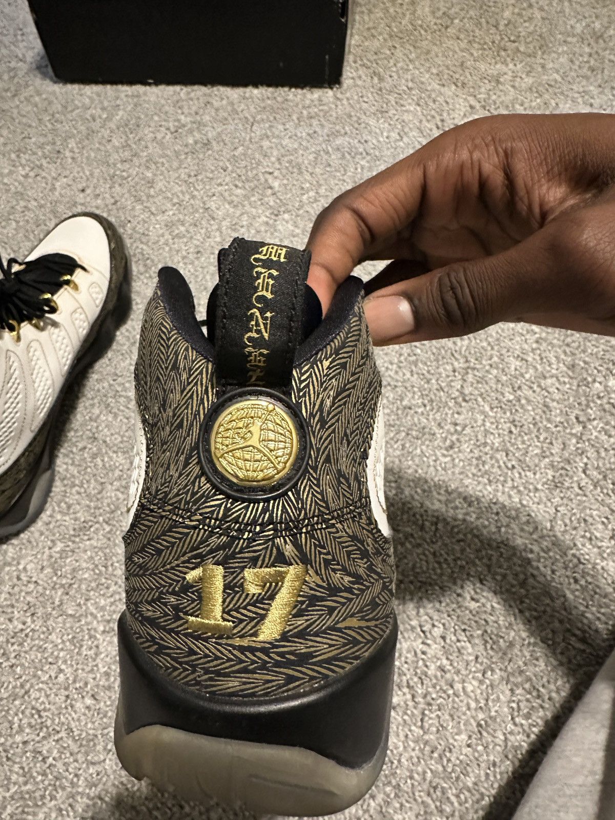 Jordan Brand Air Jordan 9 doernbecher tinker Hatfield signed Size US 10.5 / EU 43-44 - 7 Thumbnail