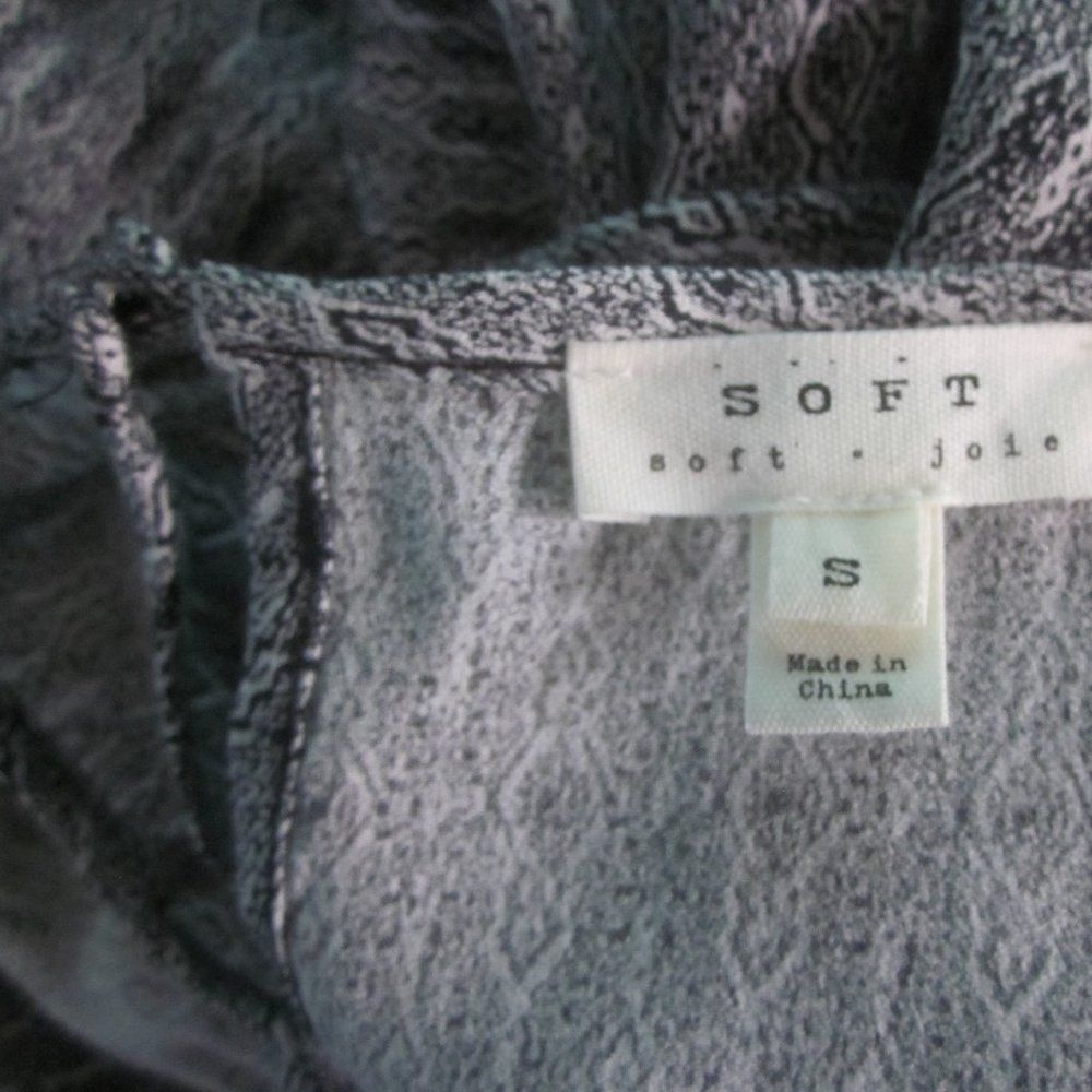 Joie Soft Joie Quora Blouson Pullover Dress Size S Keyhole Button Elastic Waist Mini Size S / US 4 / IT 40 - 3 Thumbnail
