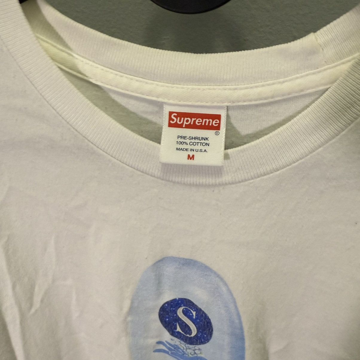 Supreme Supreme Super Cream Tee FW19 Medium Size US M / EU 48-50 / 2 - 3 Thumbnail