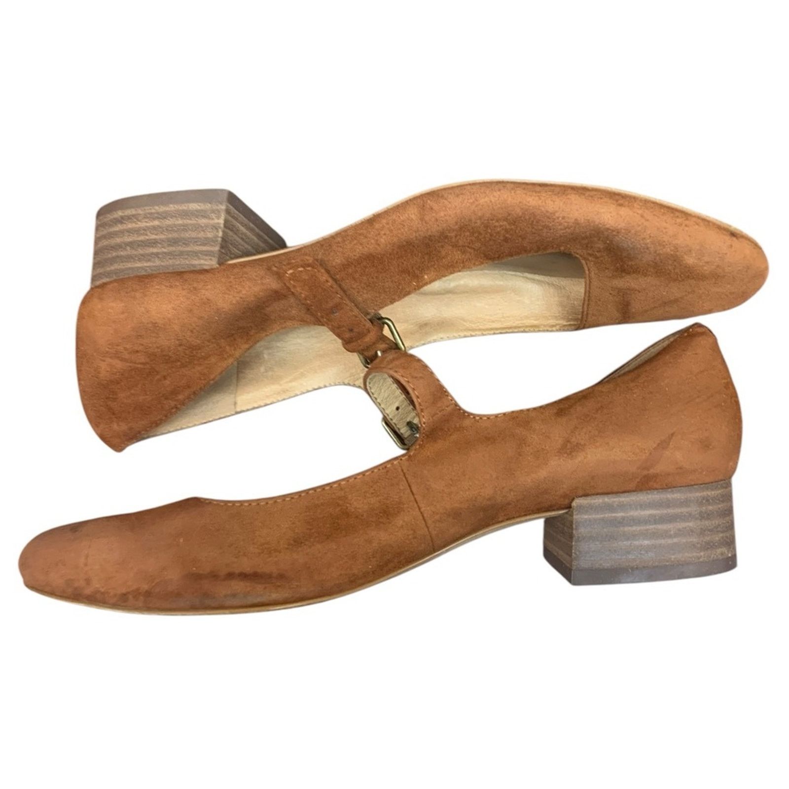 Madewell Madewell Delilah Mary Jane In Suede sz 5 soft mahogany Size US 5 / IT 35 - 3 Thumbnail
