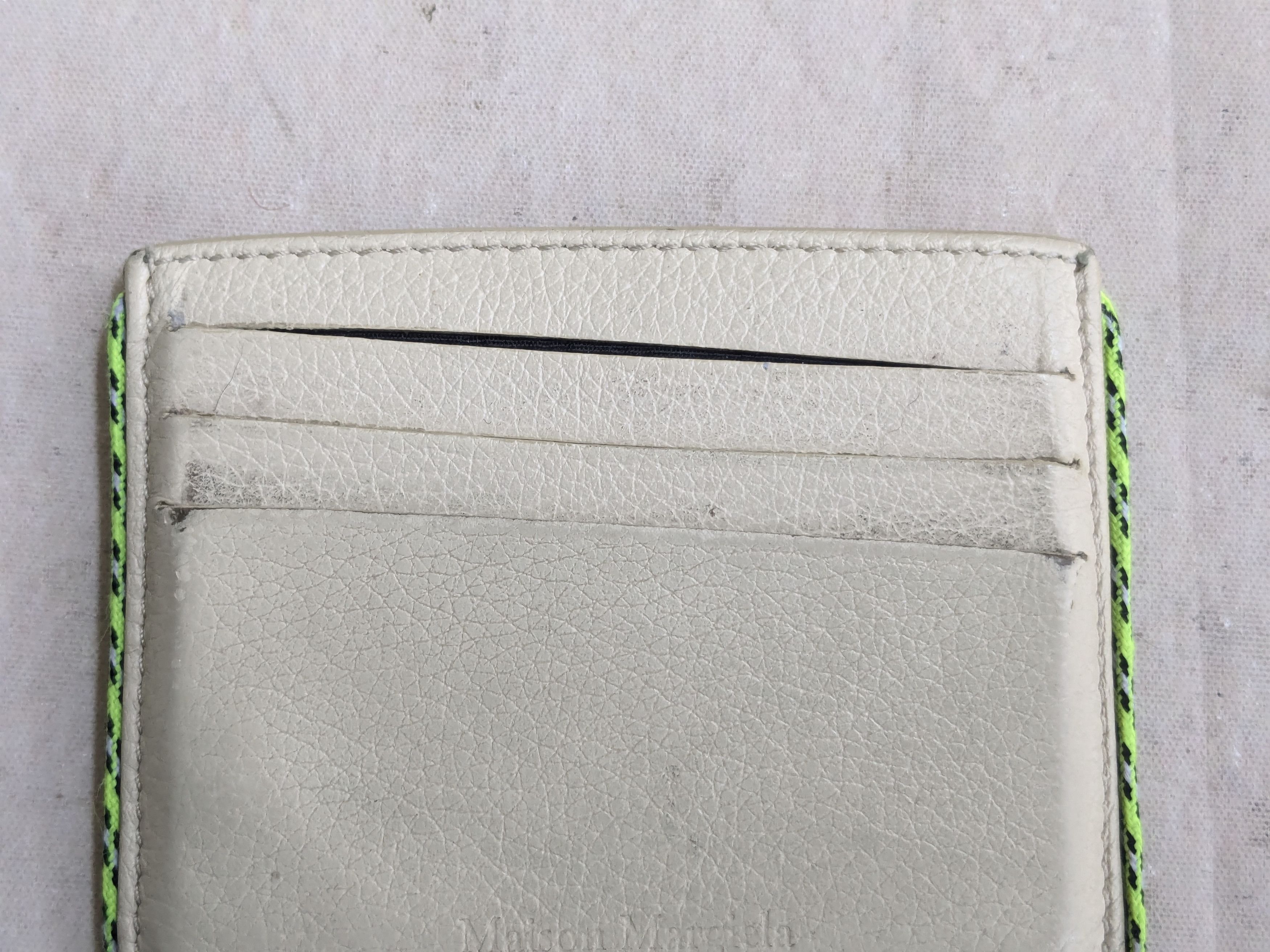 Maison Margiela Maison Margiela Cardholder Wallet Beige Sand Leather Size ONE SIZE - 6 Thumbnail