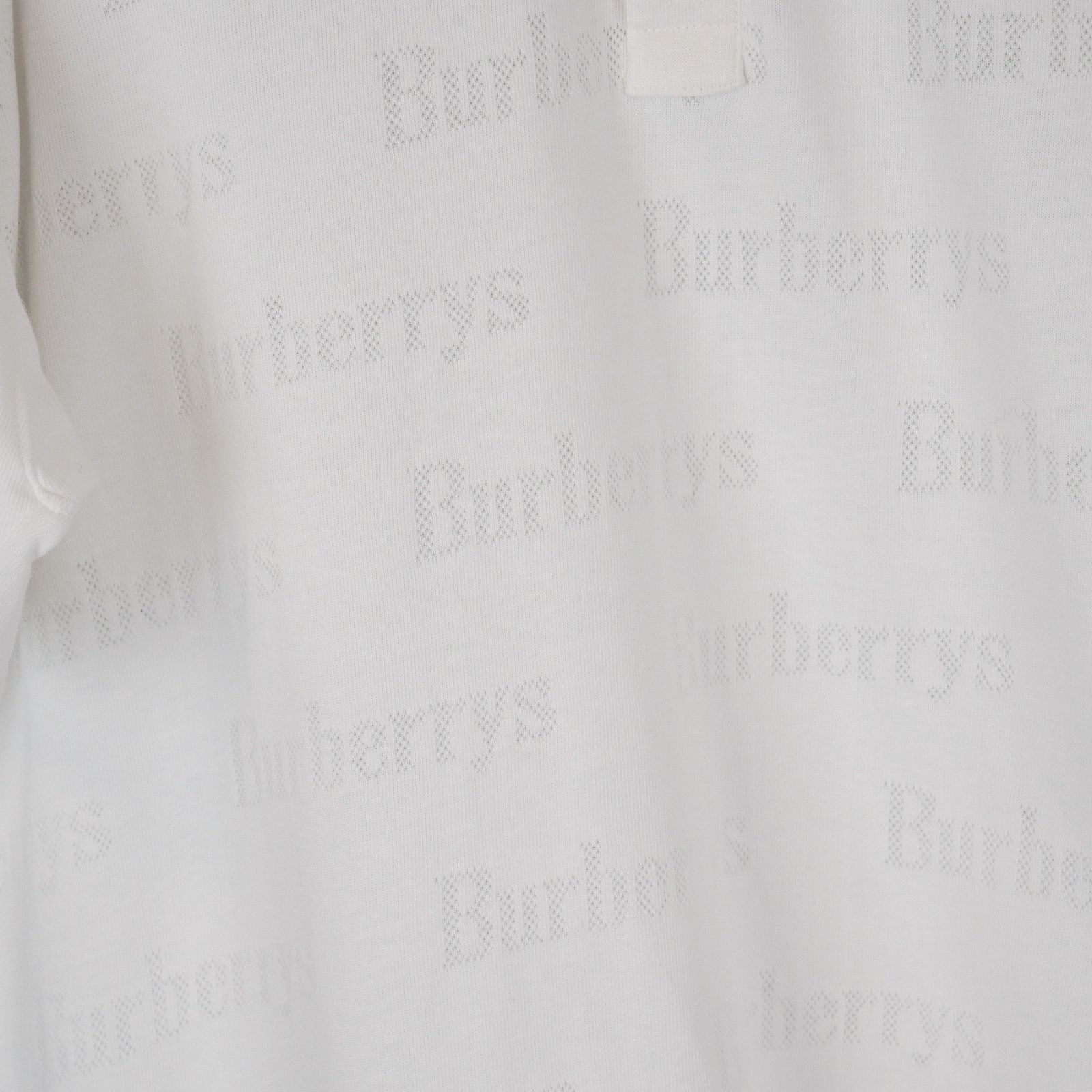 Burberry Burberrys england white monogram equestrian logo polo shirt Size US L / EU 52-54 / 3 - 7 Thumbnail