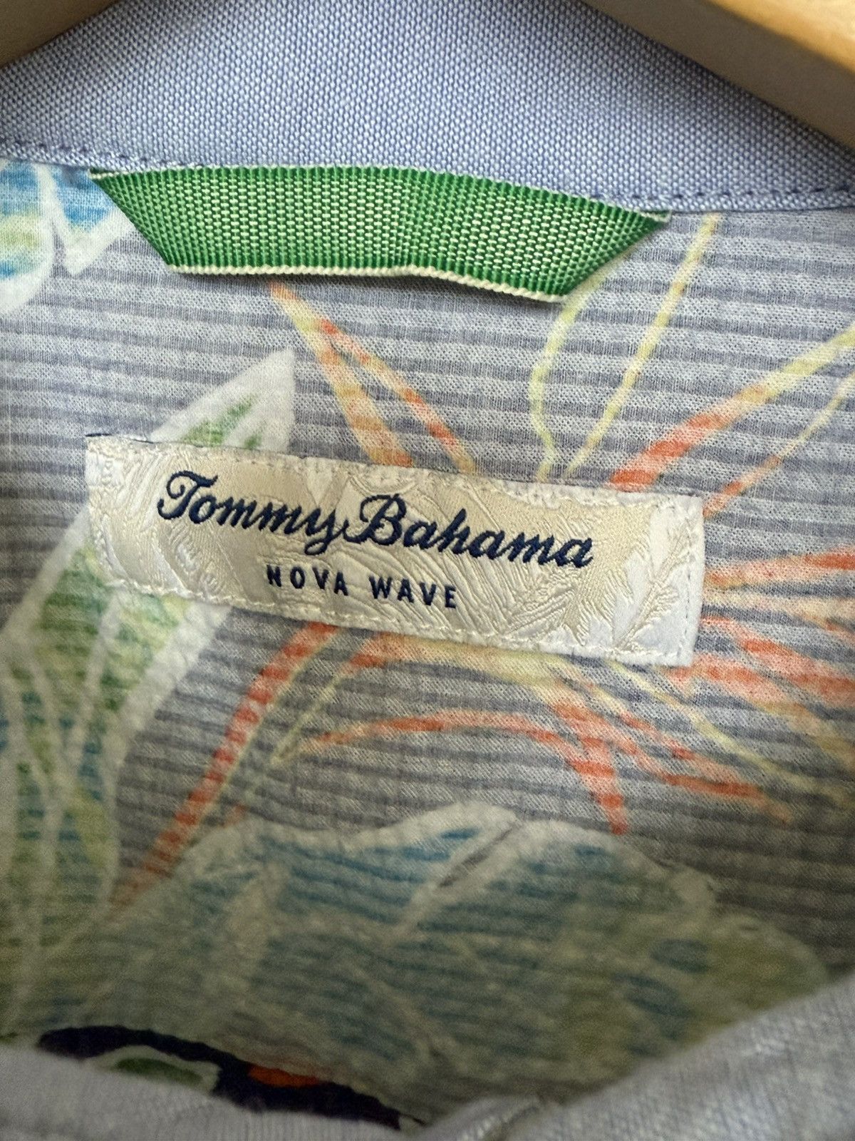 Tommy Bahama Tommy Bahama Blue and Green Casual Button Down Shirt Size US XXL / EU 58 / 5 - 4 Thumbnail