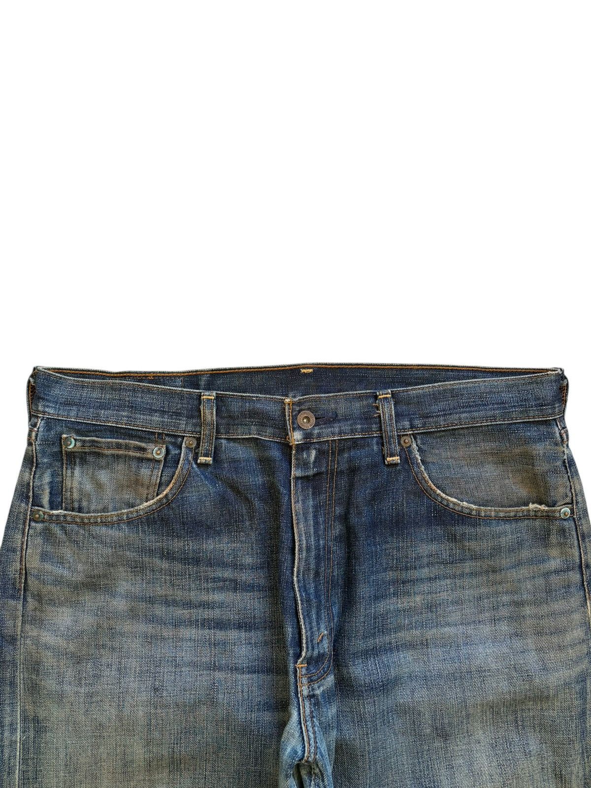 Levi's Vintage 90s Levis 503 Mud Wash Distressed Baggy Jeans Size US 37 - 4 Thumbnail