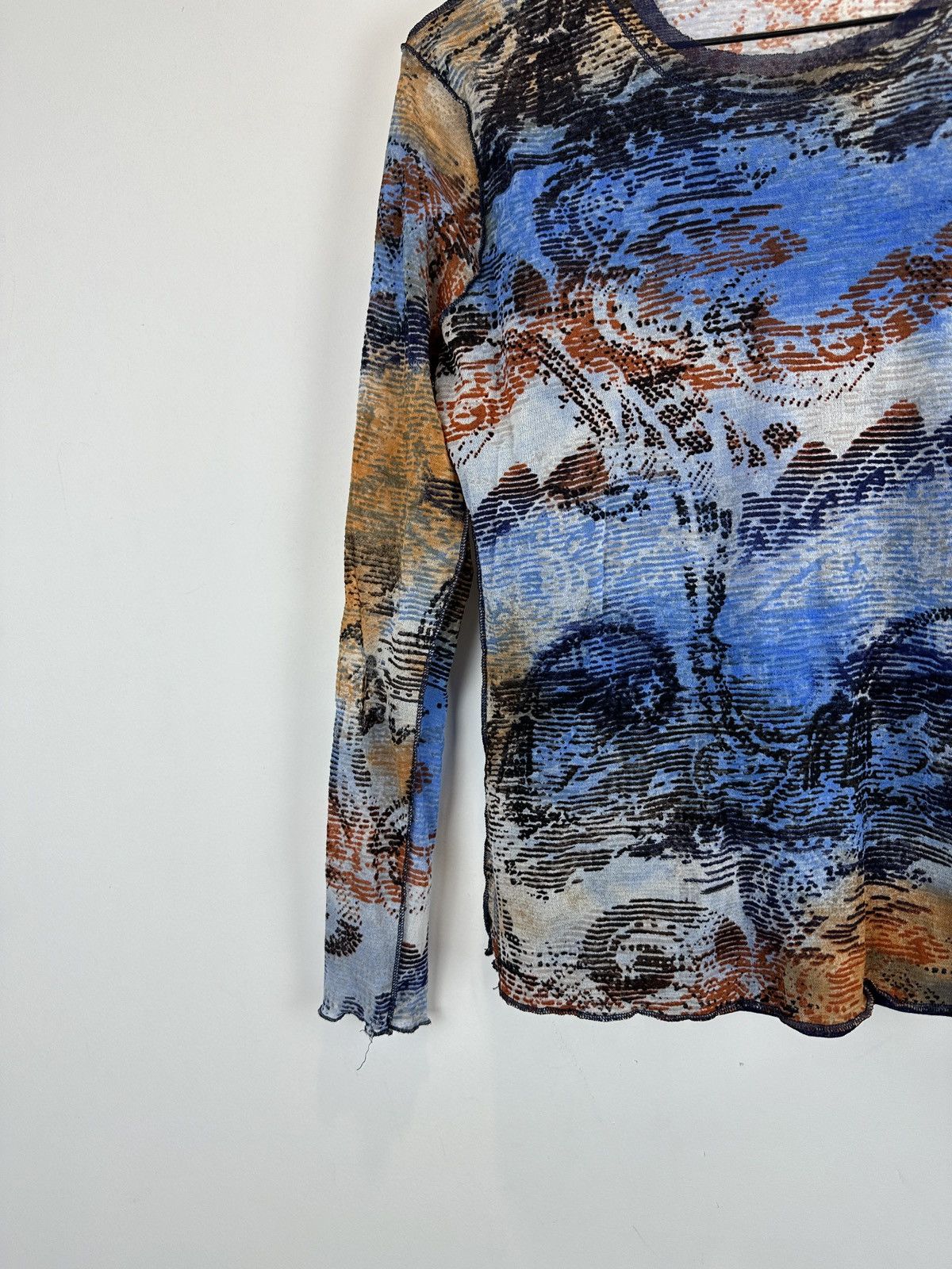 Designer × Japanese Brand × Jean Paul Gaultier Jean Paul Gaultier Style Mesh Long Sleeve Size M / US 6-8 / IT 42-44 - 4 Thumbnail