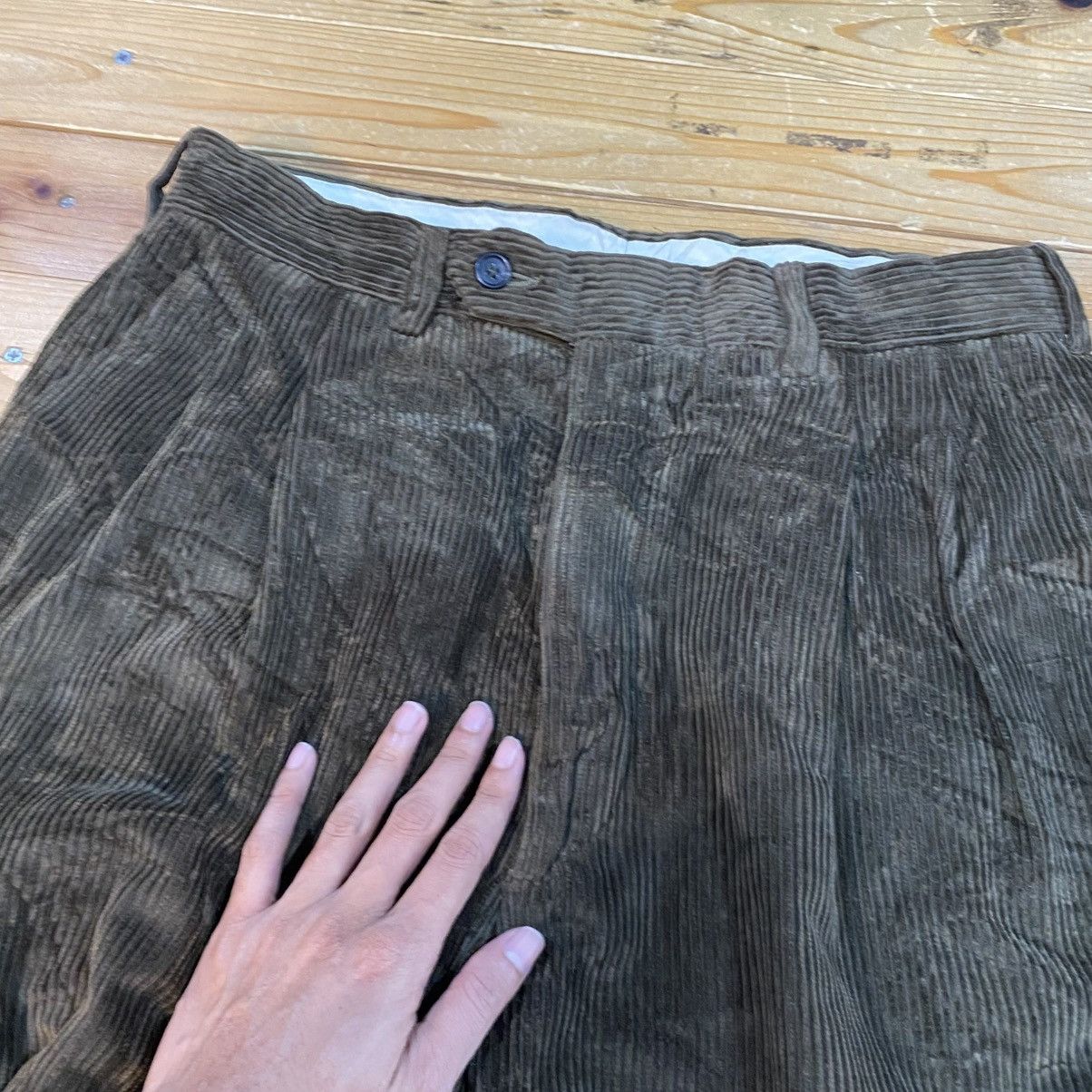 Fendi × Vintage VINTAGE RARE‼️Fendi Corduroy Pants Olive Green Size US 31 - 12 Thumbnail