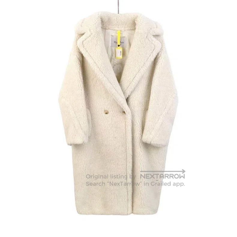 Max Mara Max Mara Alpaca fur white teddy bear coat Size S / US 4 / IT 40 - 1 Thumbnail