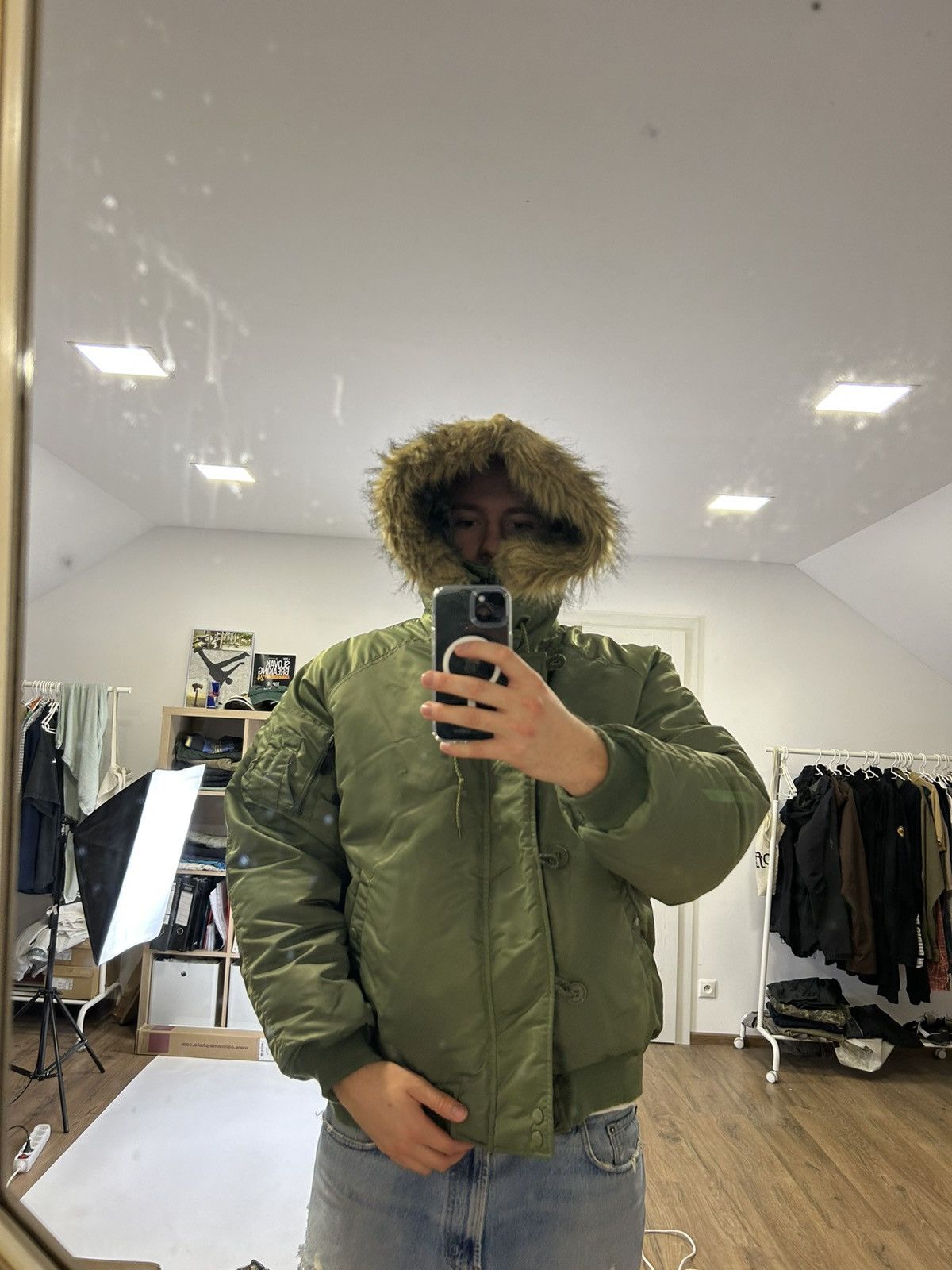 Japanese Brand × Vintage Vintage y2k pilot N2B bomber jacket sith