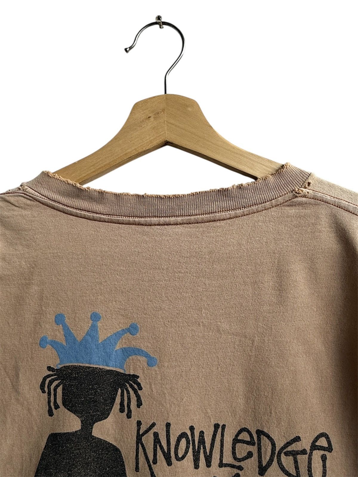 Stussy Vintage Trashed 80s STUSSY Knowledge is King tee Size US L / EU 52-54 / 3 - 5 Thumbnail