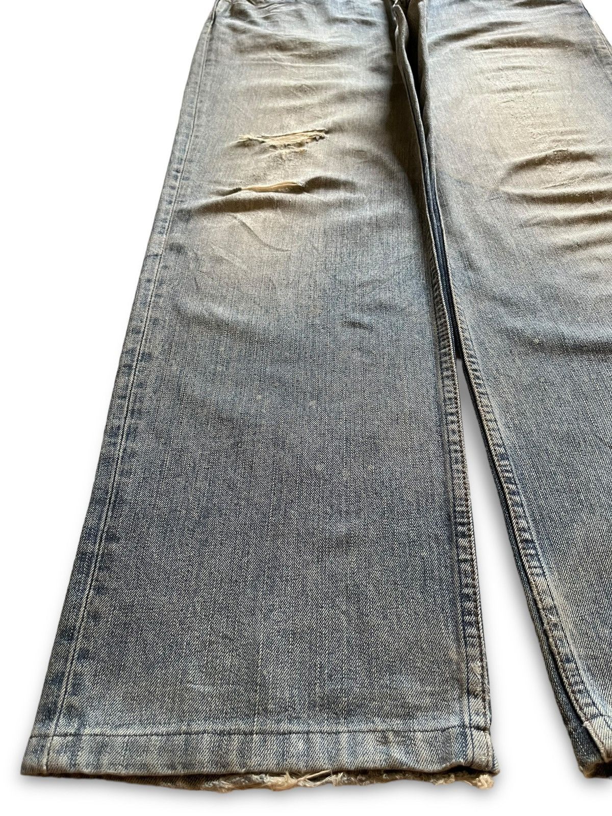 Levi's Vintage 90s Levis 502 Japan Rusty Wash Distress Baggy Jeans Size US 38 / EU 54 - 6 Thumbnail