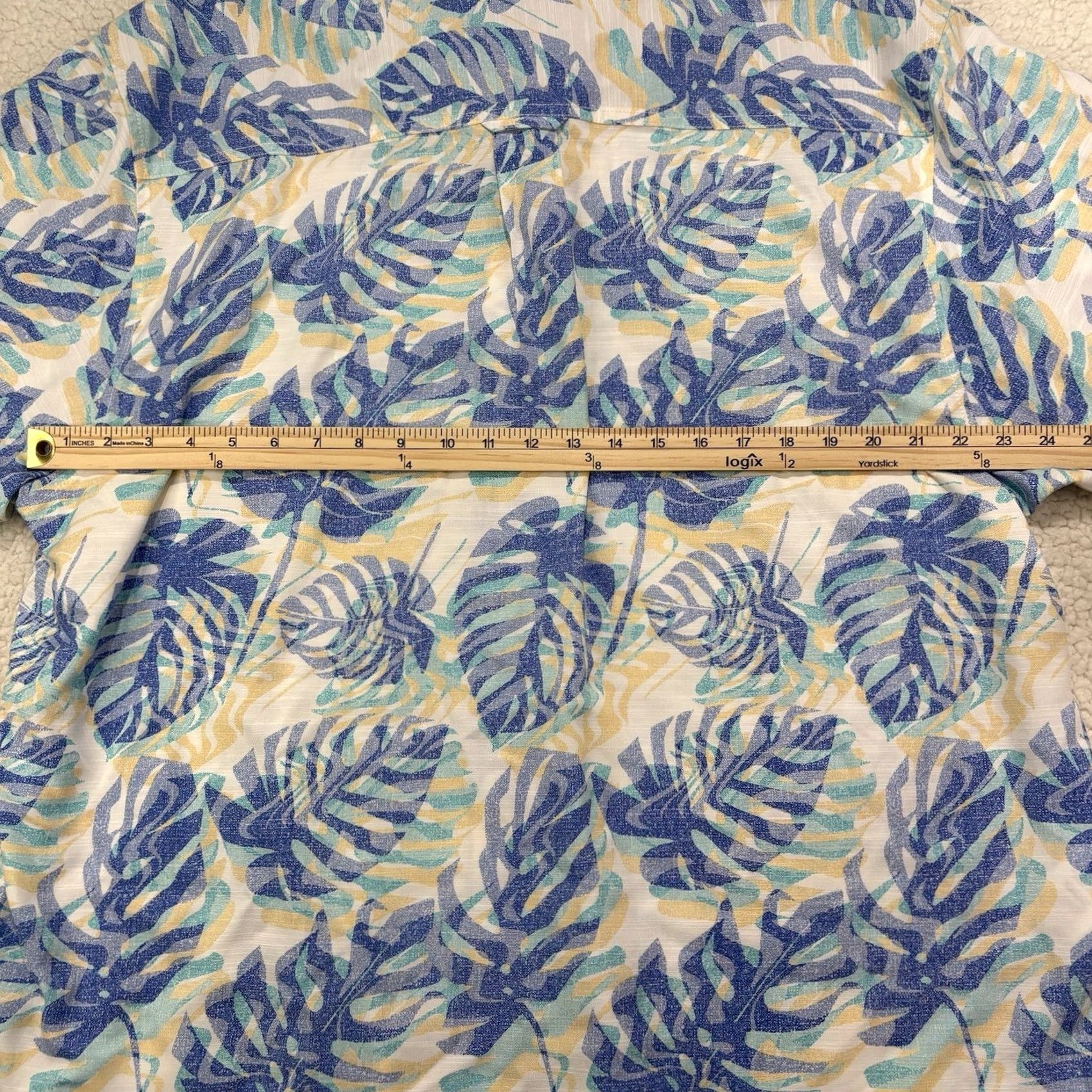 Tommy Bahama VINTAGE Tommy Bahama Veracruz Cay Shirt Mens 2XL Blue Floral All Over Viscose Button-Up Short Sleeve Collared Spread Neckline Crew Regular Fit Size US XXL / EU 58 / 5 - 6 Thumbnail