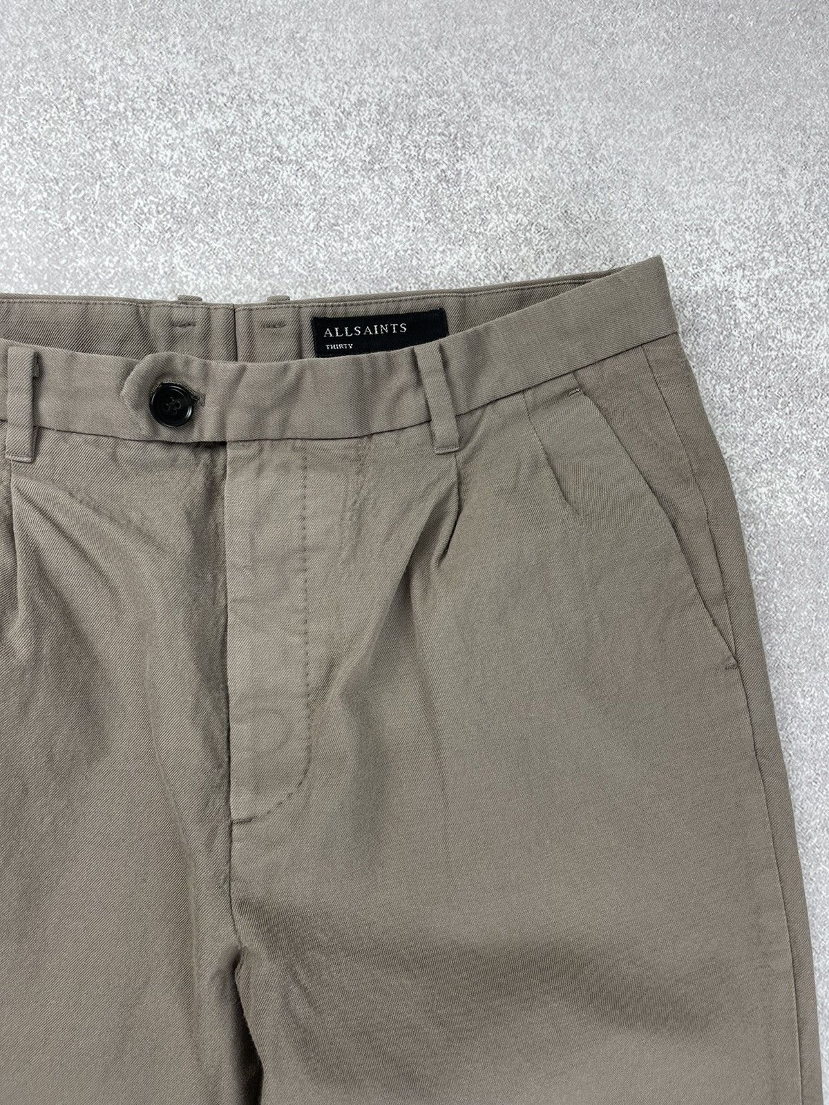 Allsaints Allsaints Tallis Slim Fit Cropped Trousers Pants Size 30 Size US 30 / EU 46 - 4 Thumbnail