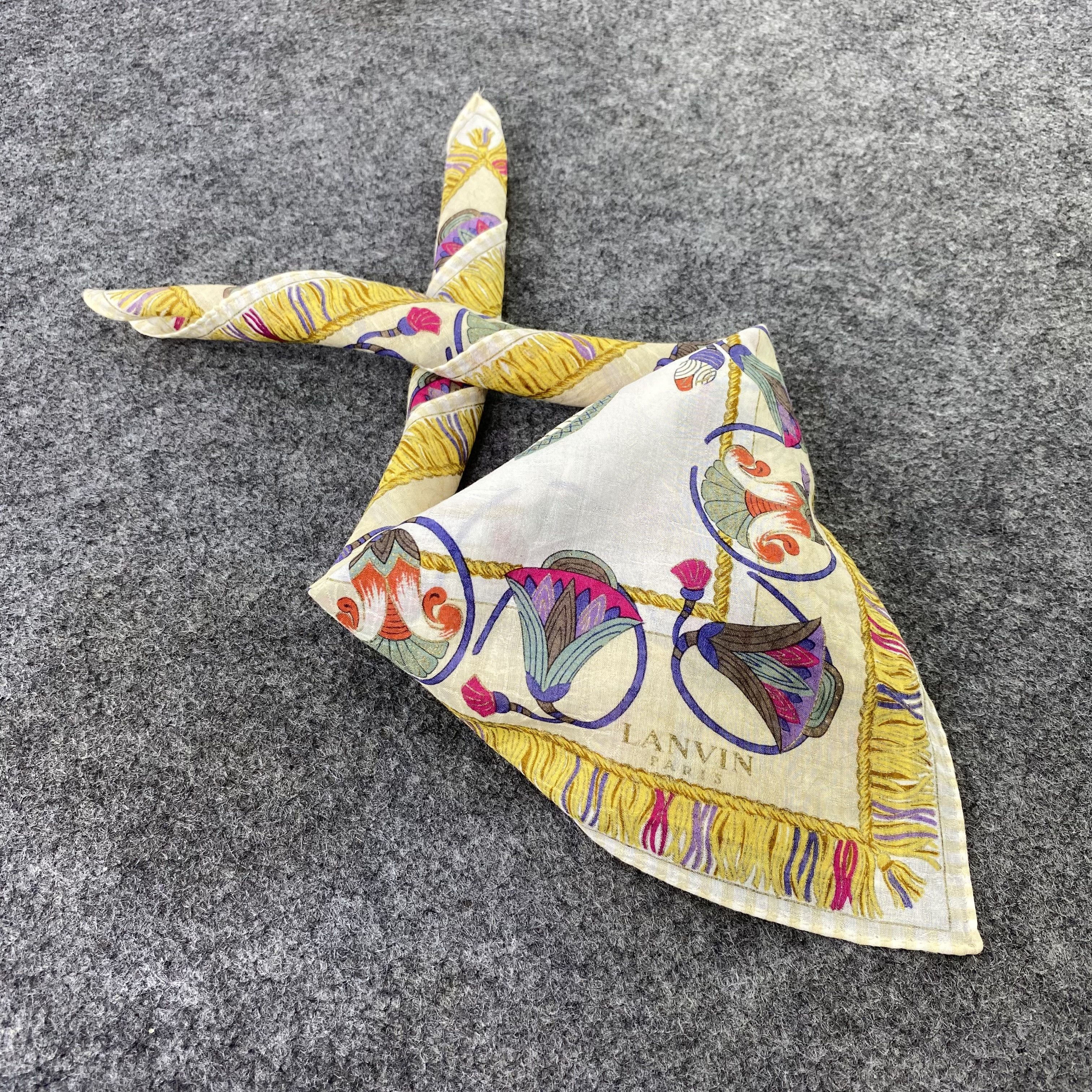 Lanvin Lanvin Handkerchief / Bandana / Neckerchief / Headscarf-B835 Size ONE SIZE - 1 Thumbnail