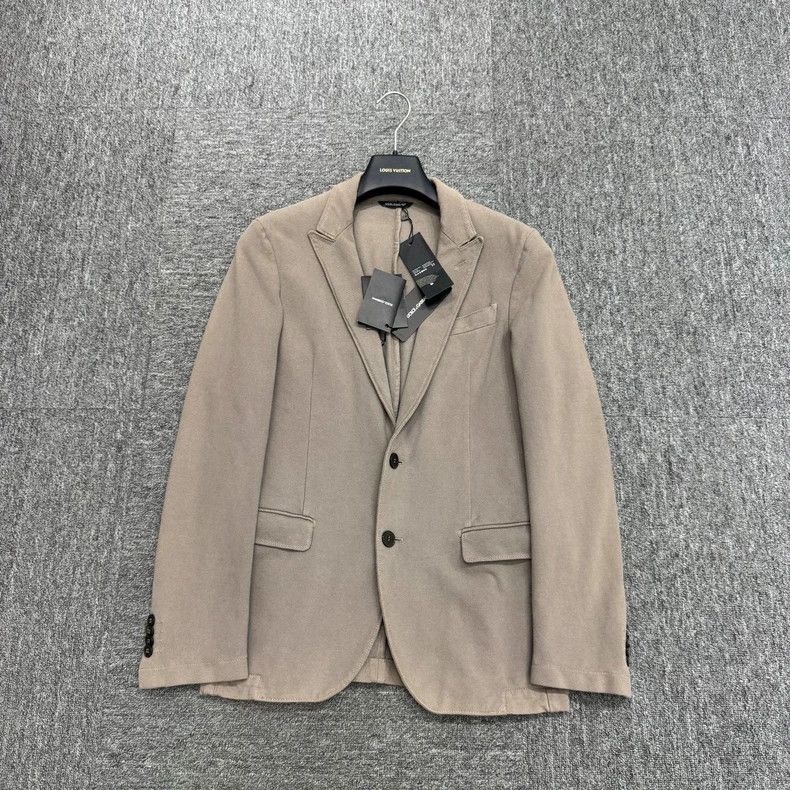 Dolce & Gabbana DG Beige Denim Blazer Jacket Size US L / EU 52-54 / 3 - 1 Thumbnail