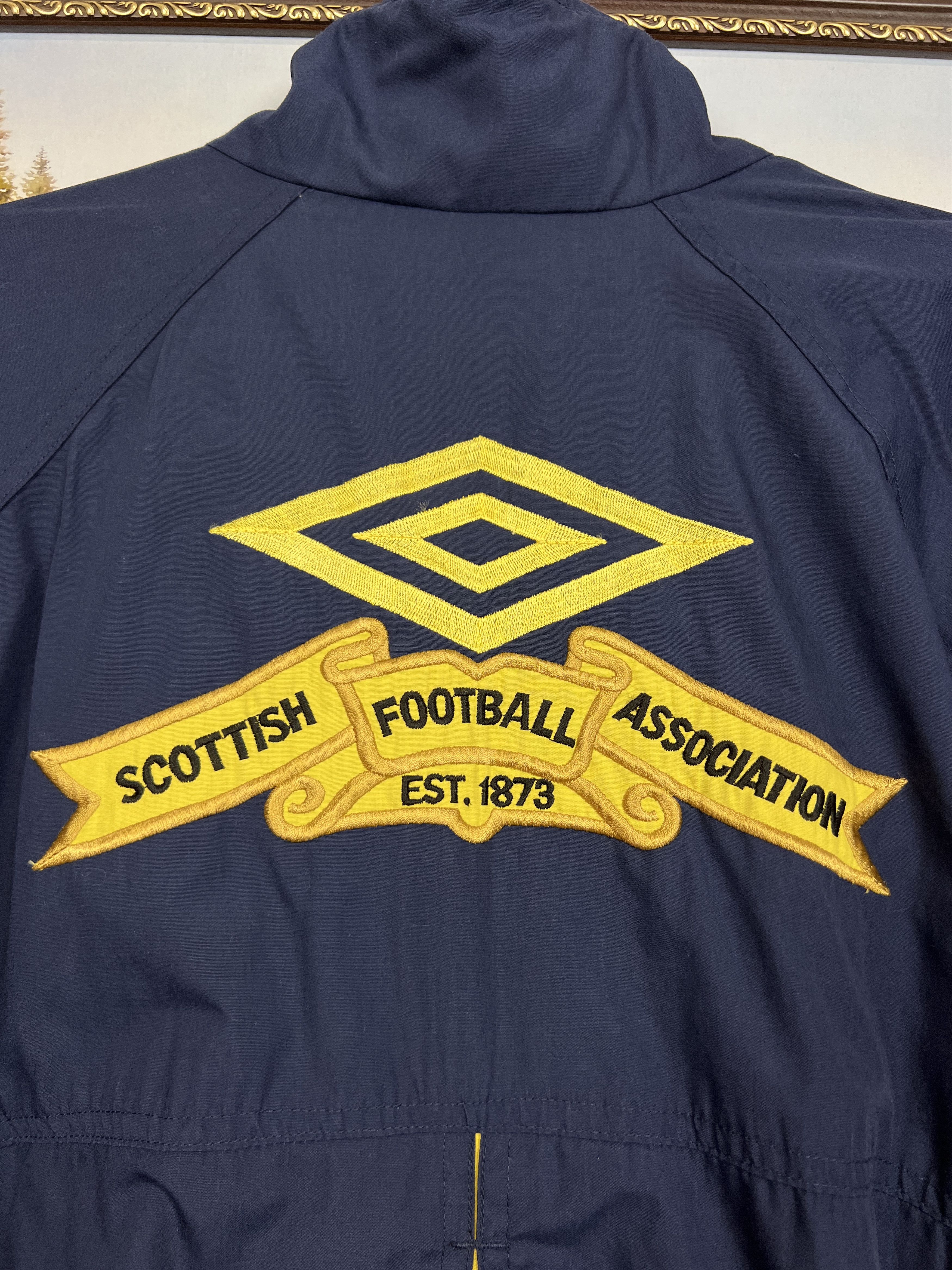Umbro Vintage Umbro Scotland Football Train Jacket Track Size US M / EU 48-50 / 2 - 14 Thumbnail